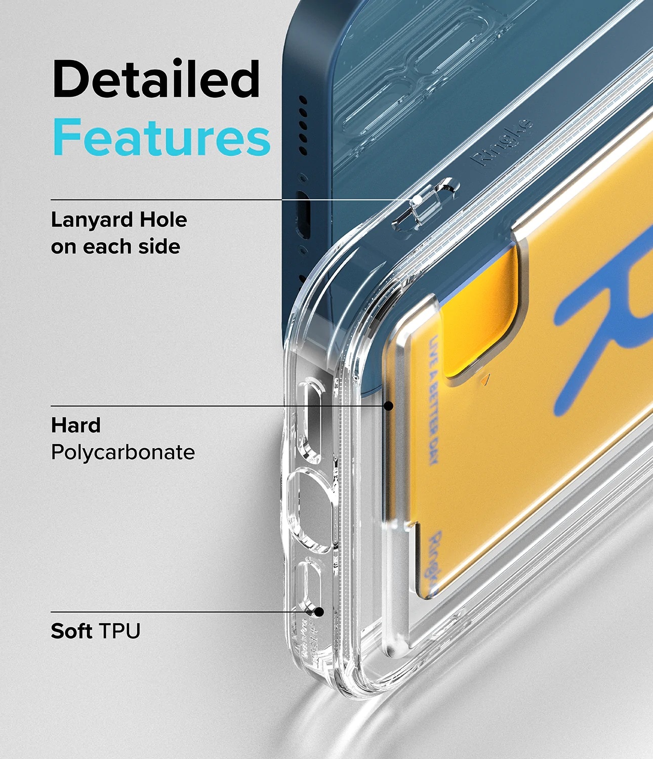 iPhone 13 Fusion Card Case Transparent