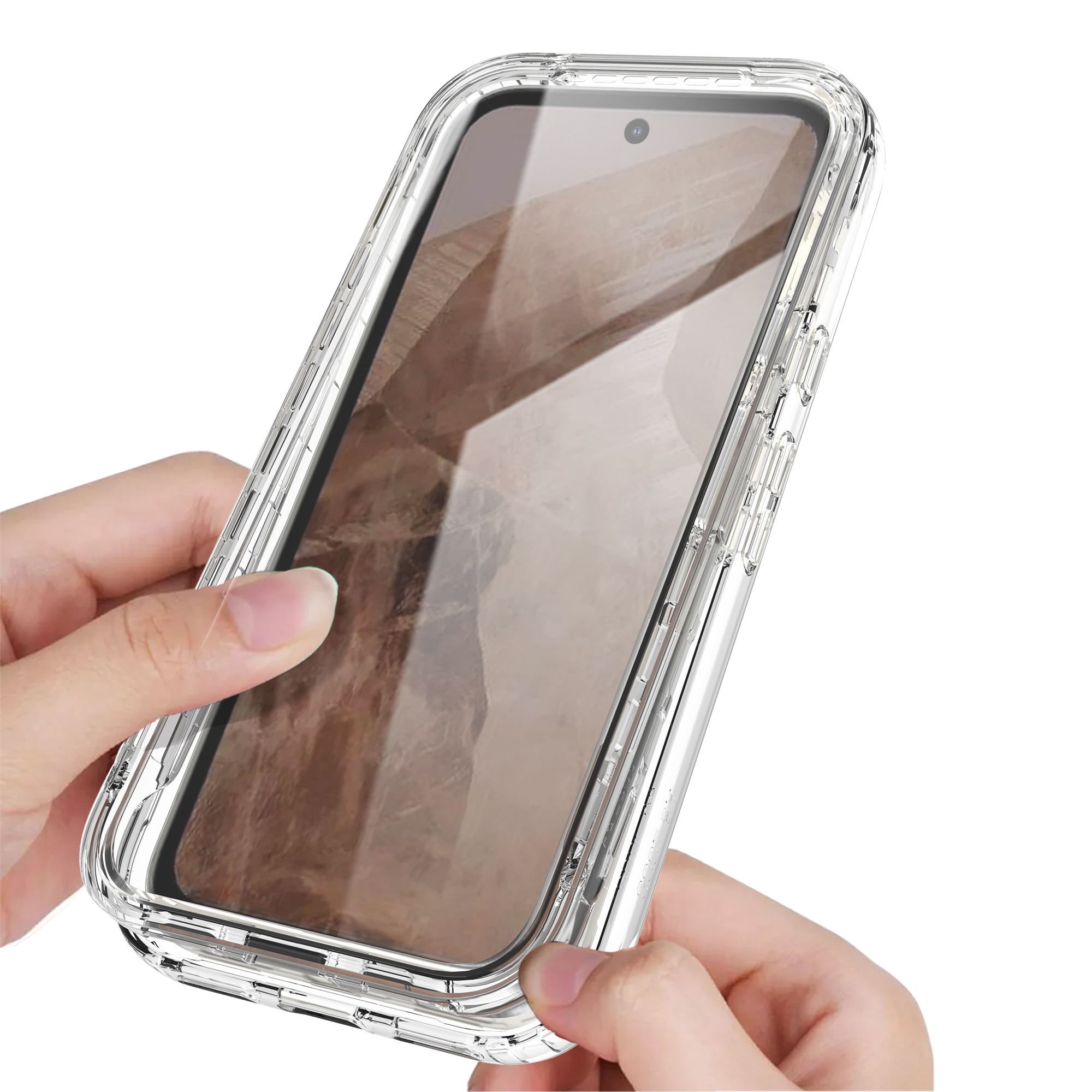 Google Pixel 8a Full Protection Case Transparent