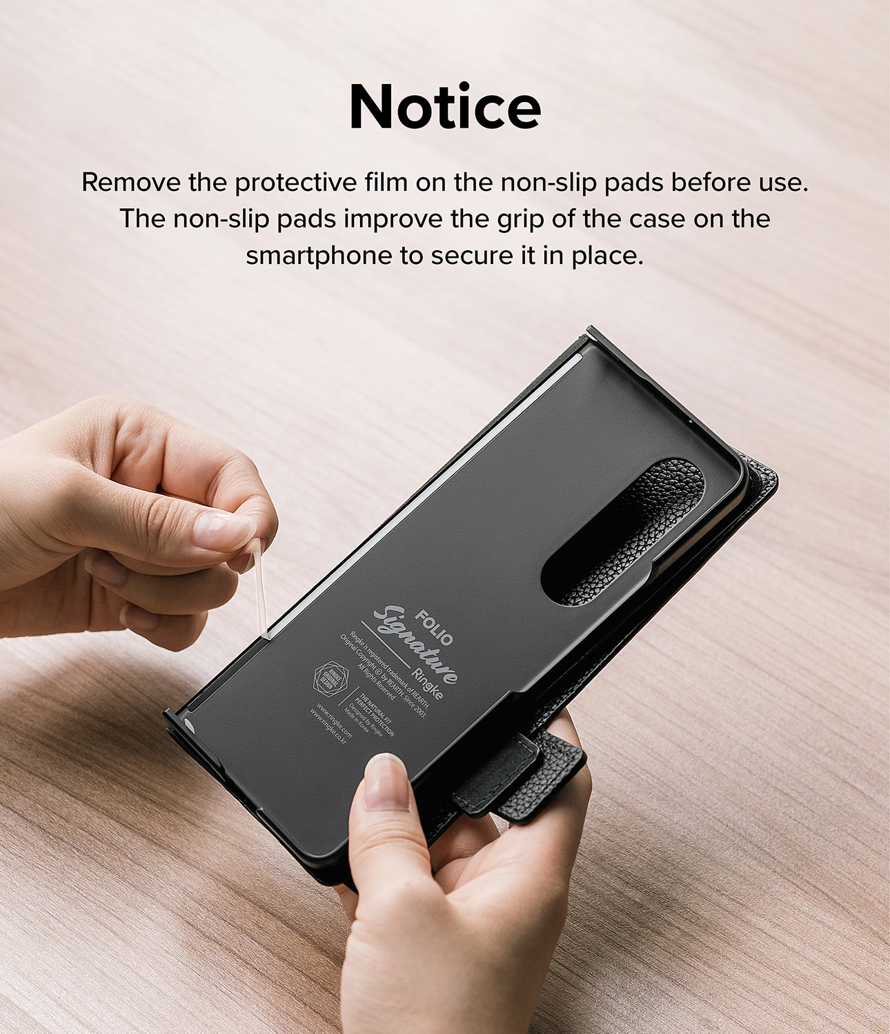 Samsung Galaxy Z Fold 4 Folio Signature EZ Strap Plus Black