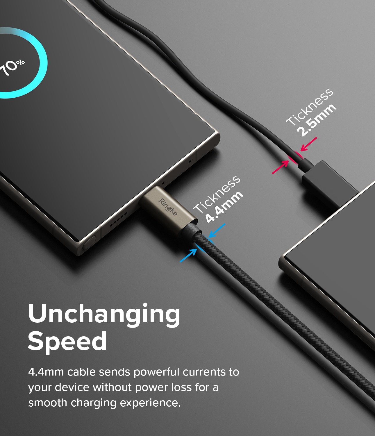 Fast Charging Basic Cable USB-A -> USB-C 1m Black