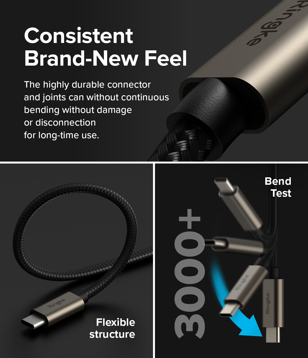 Fast Charging Basic Cable USB-A -> USB-C 1m Black