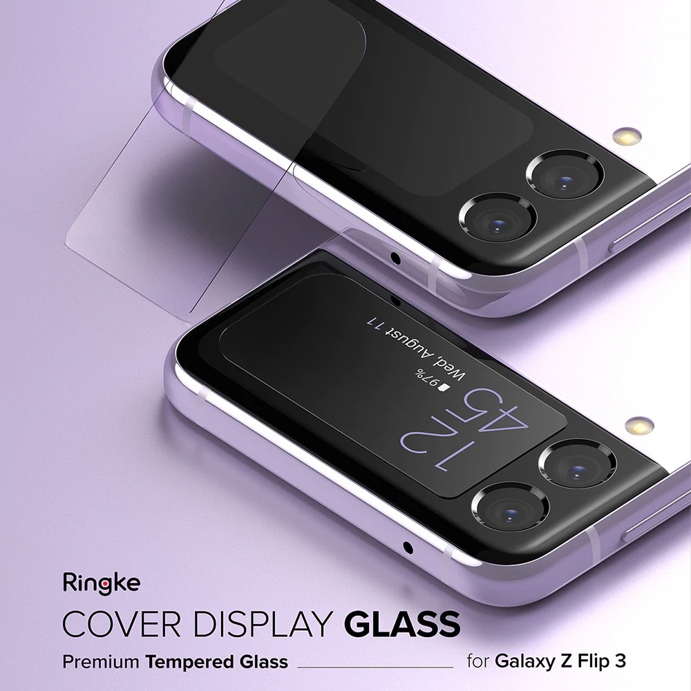 Samsung Galaxy Z Flip 3 Cover Display Tempered Glass (3-pack)