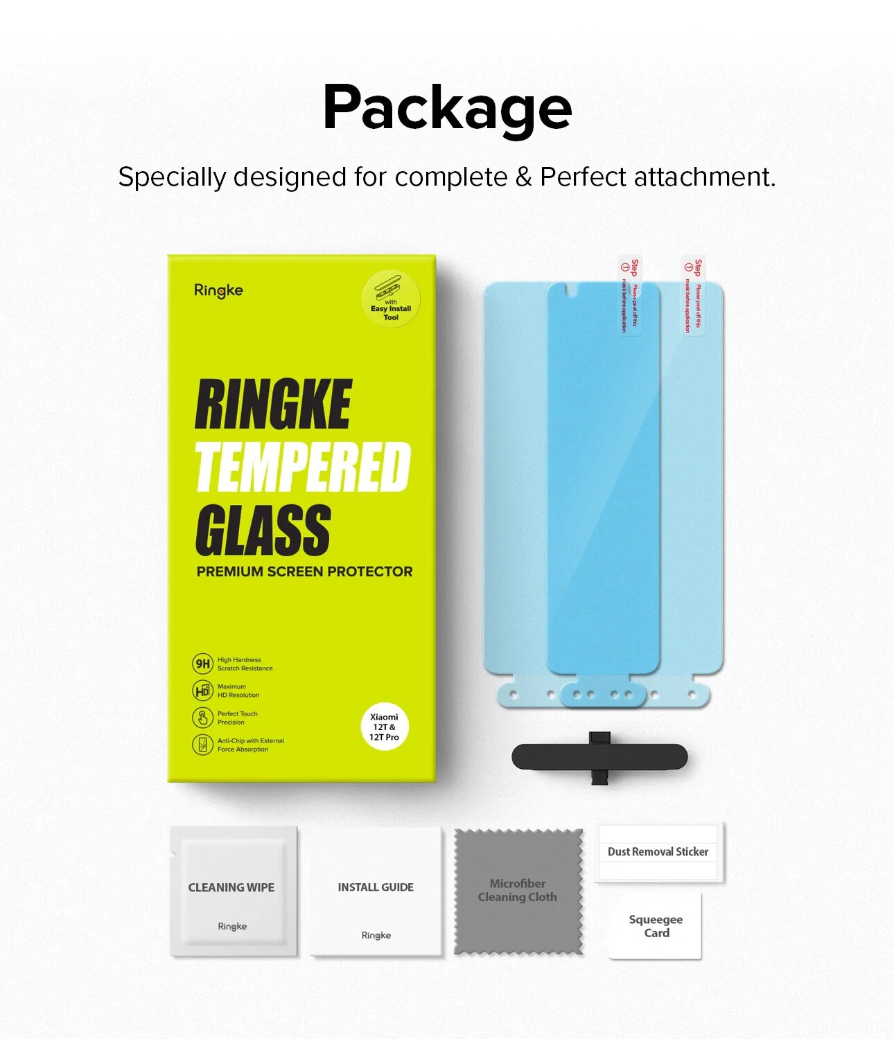 Xiaomi 12T/12T Pro Screen Protector Glass (2-pack)