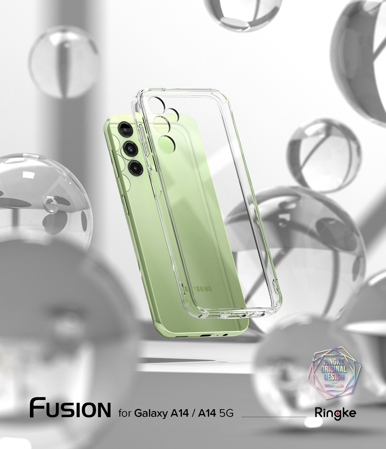 Samsung Galaxy A14 Fusion Case Clear