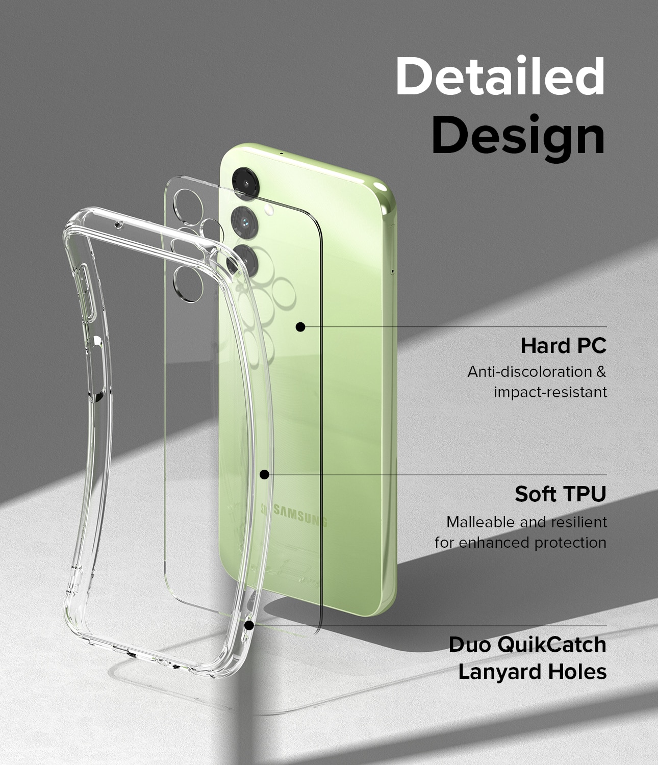 Samsung Galaxy A14 Fusion Case Clear