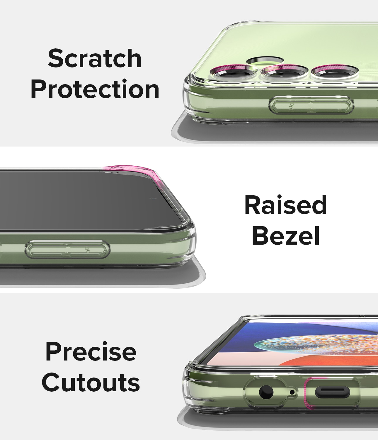 Samsung Galaxy A14 Fusion Case Clear