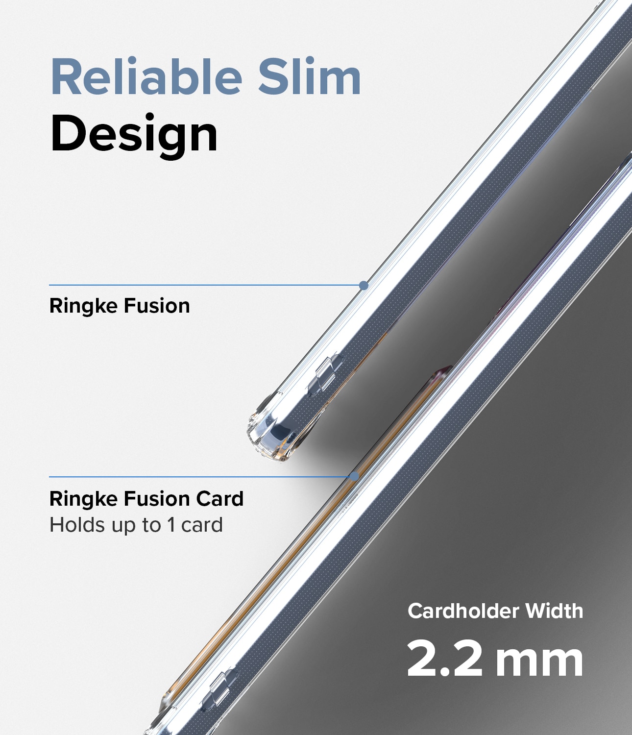 Samsung Galaxy A53 Fusion Card Case Transparent