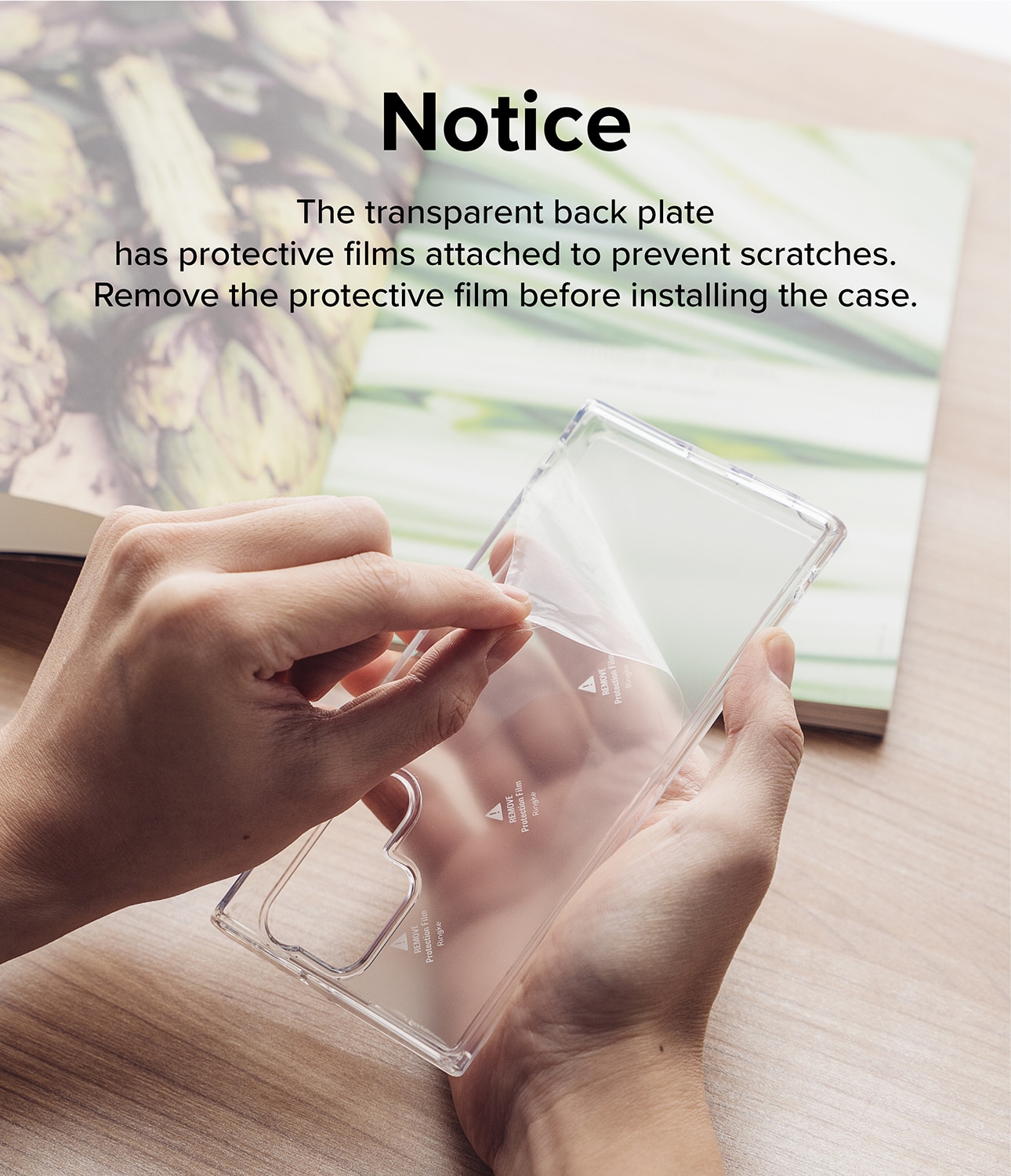 Samsung Galaxy A54 Fusion Card Case Transparent