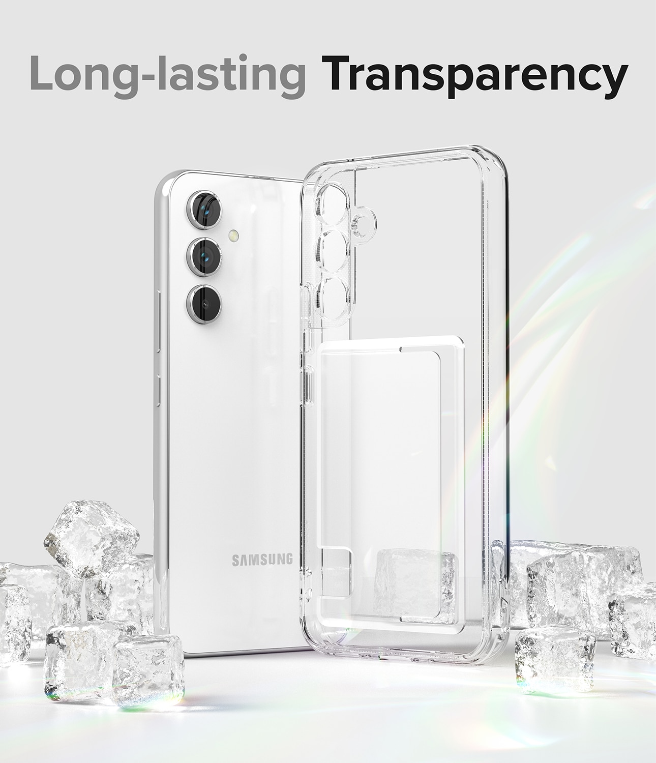 Samsung Galaxy A54 Fusion Card Case Transparent