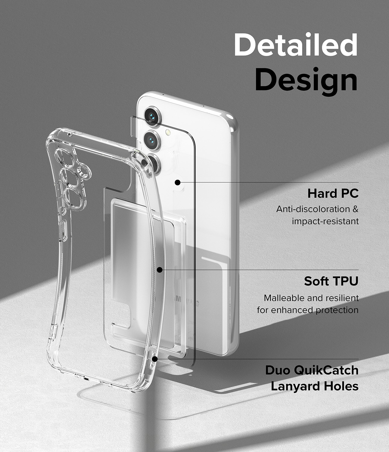 Samsung Galaxy A54 Fusion Card Case Transparent