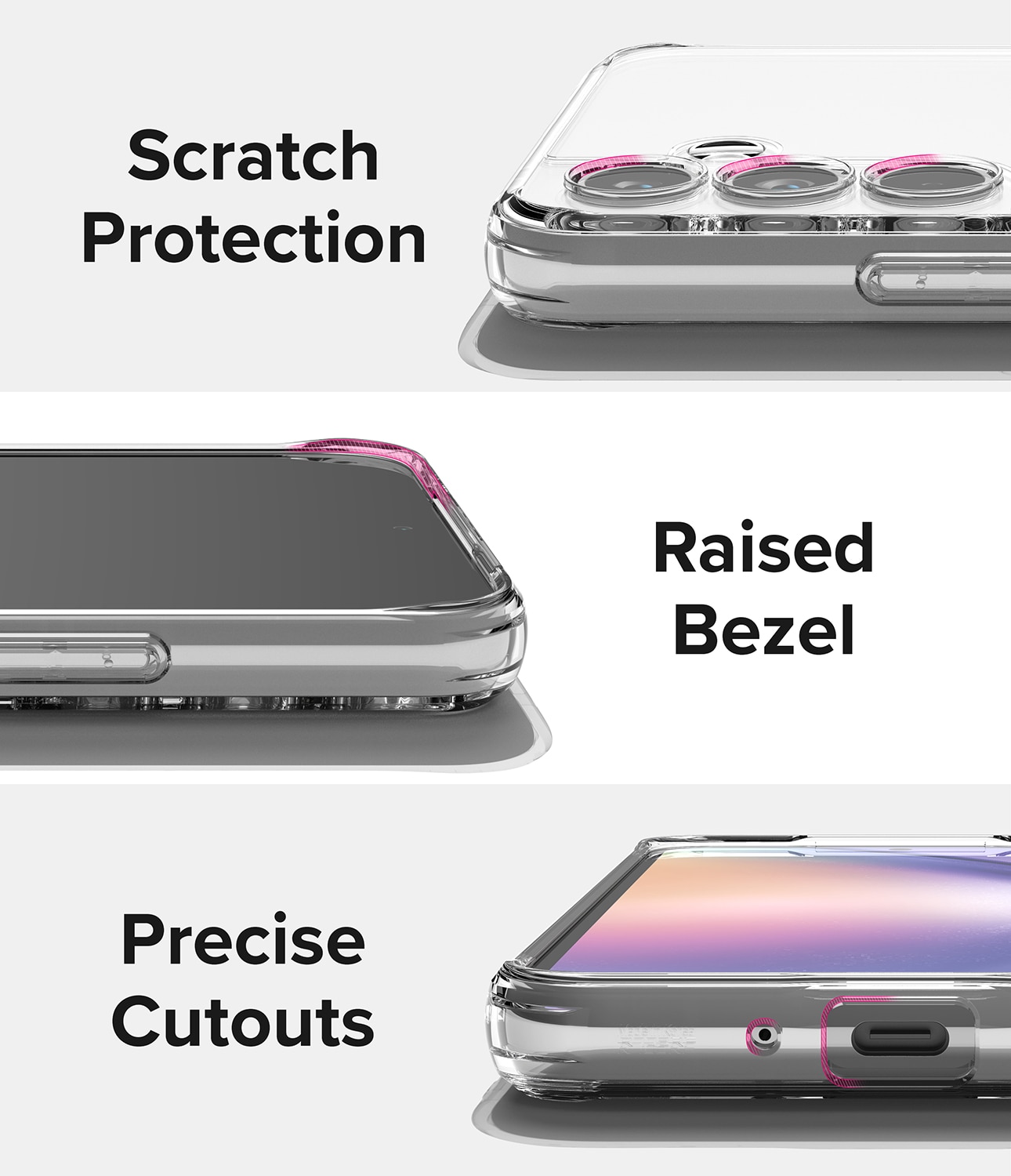 Samsung Galaxy A54 Fusion Card Case Transparent