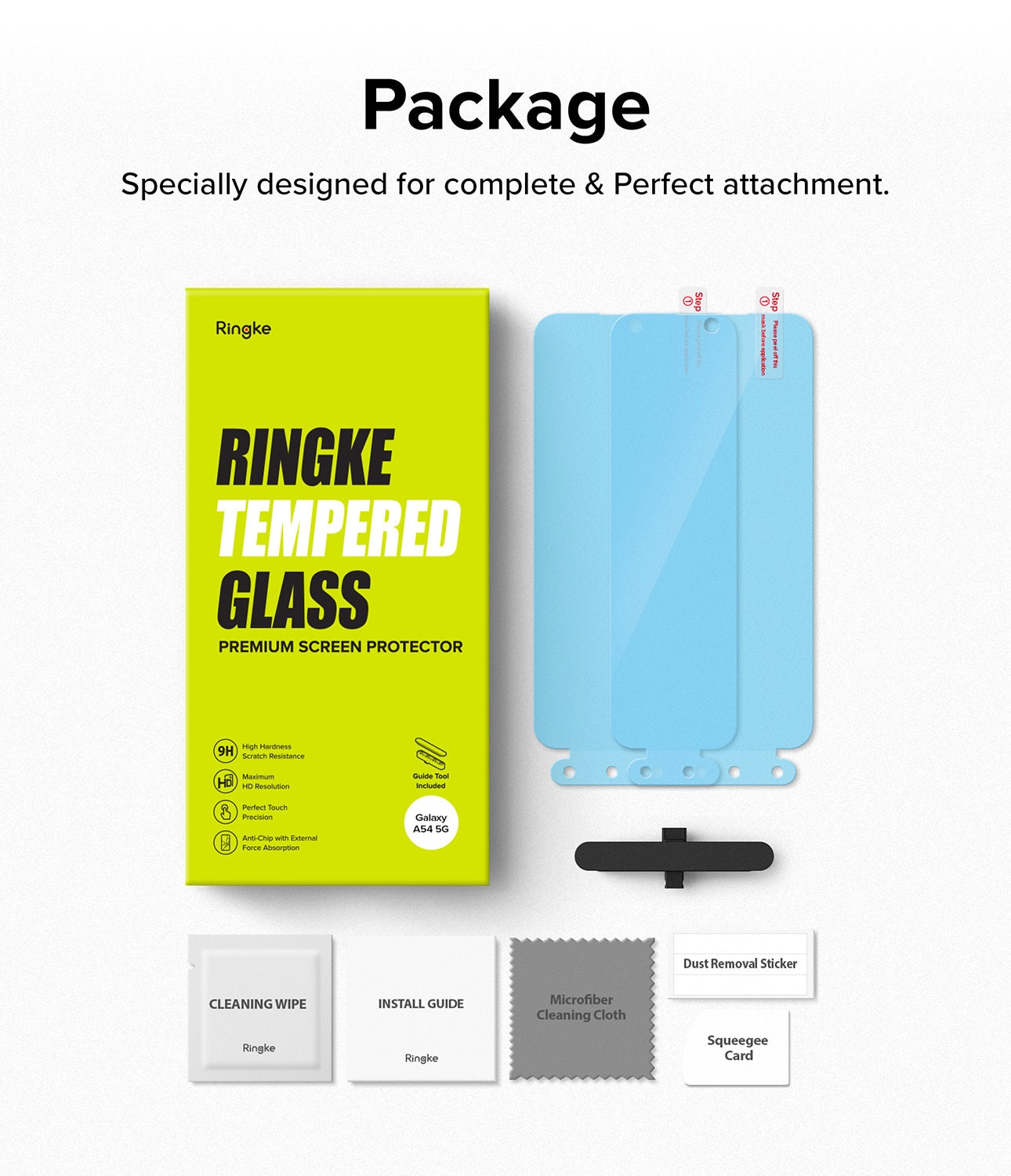 Samsung Galaxy A54 Screen Protector Glass (2-pack)