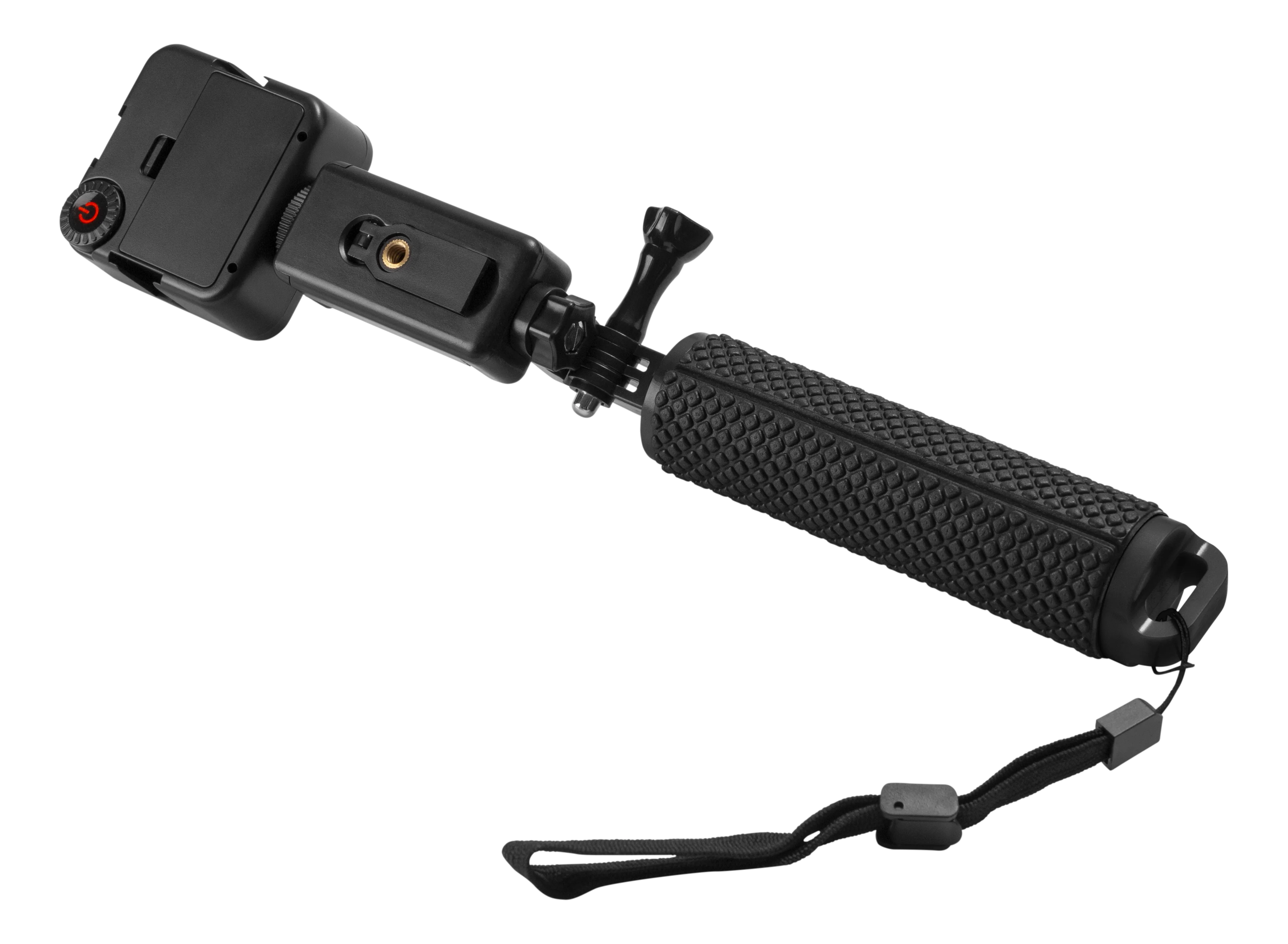 Selfie Stick with LED Lighting Black