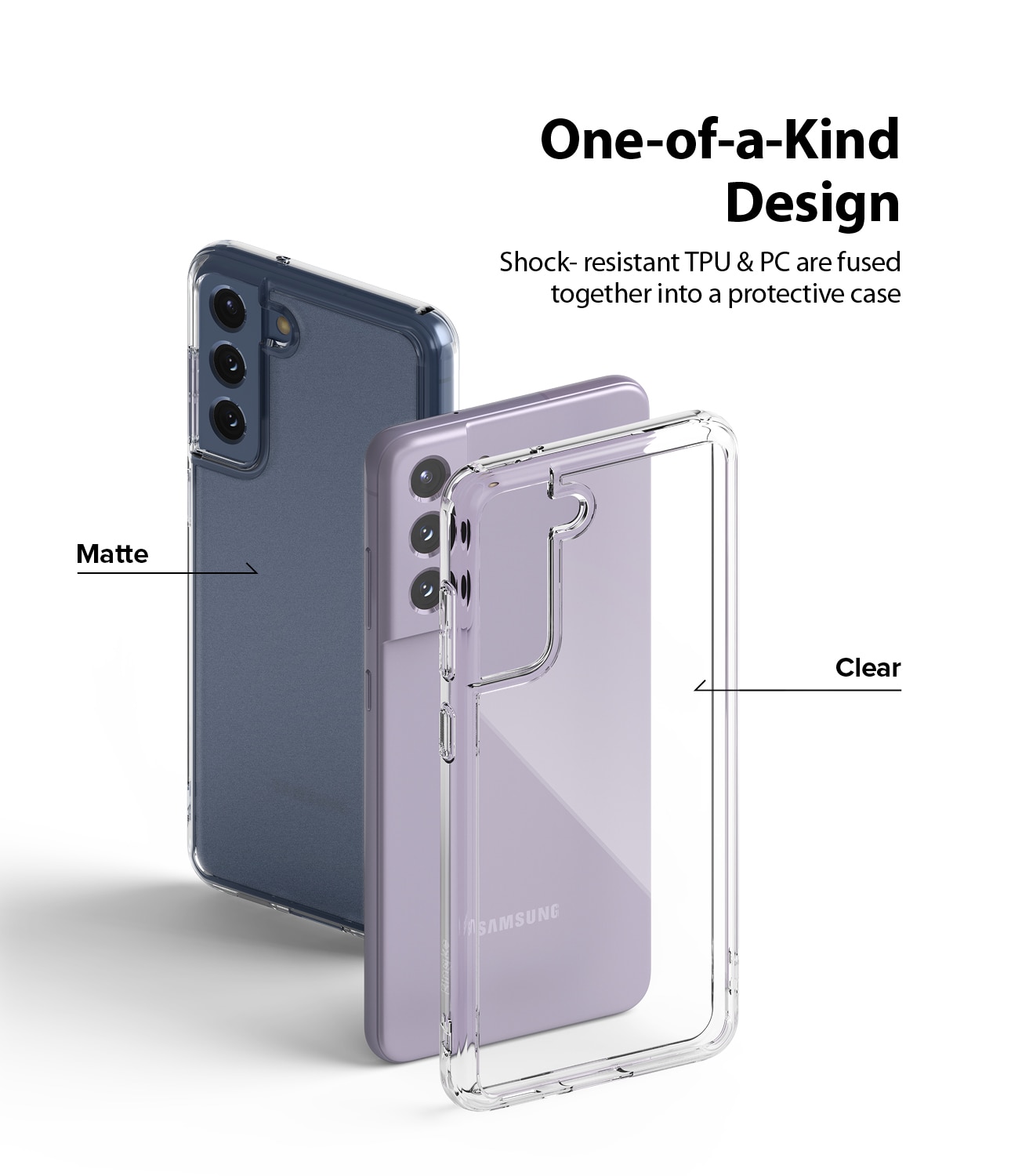 Samsung Galaxy S21 FE Fusion Case Transparent