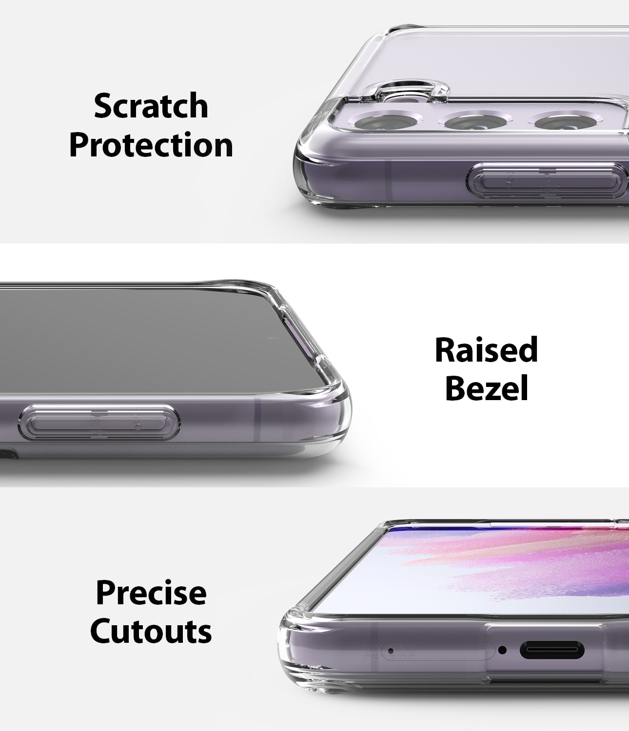 Samsung Galaxy S21 FE Fusion Case Clear