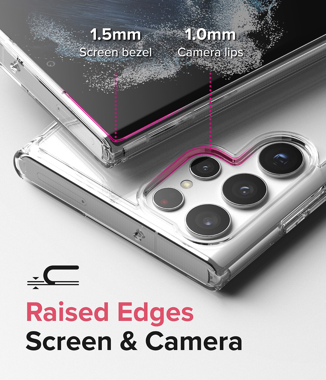 Samsung Galaxy S22 Ultra Fusion Case Transparent