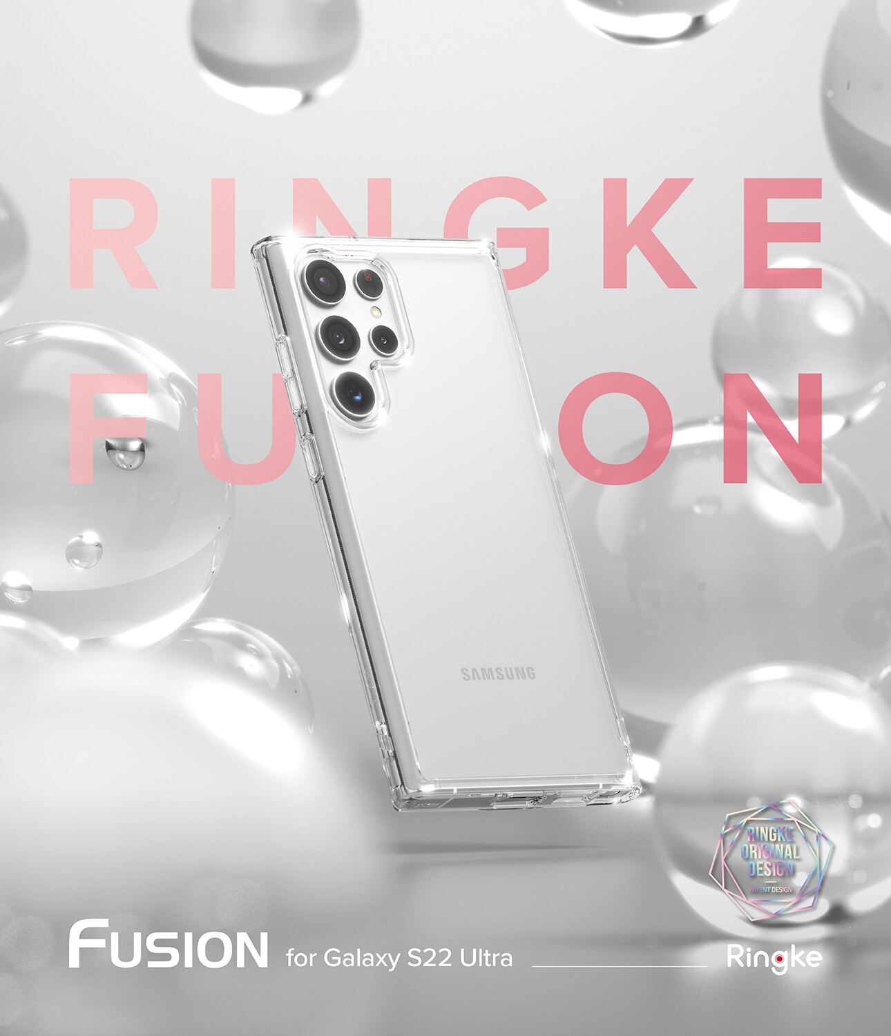 Samsung Galaxy S22 Ultra Fusion Case Transparent