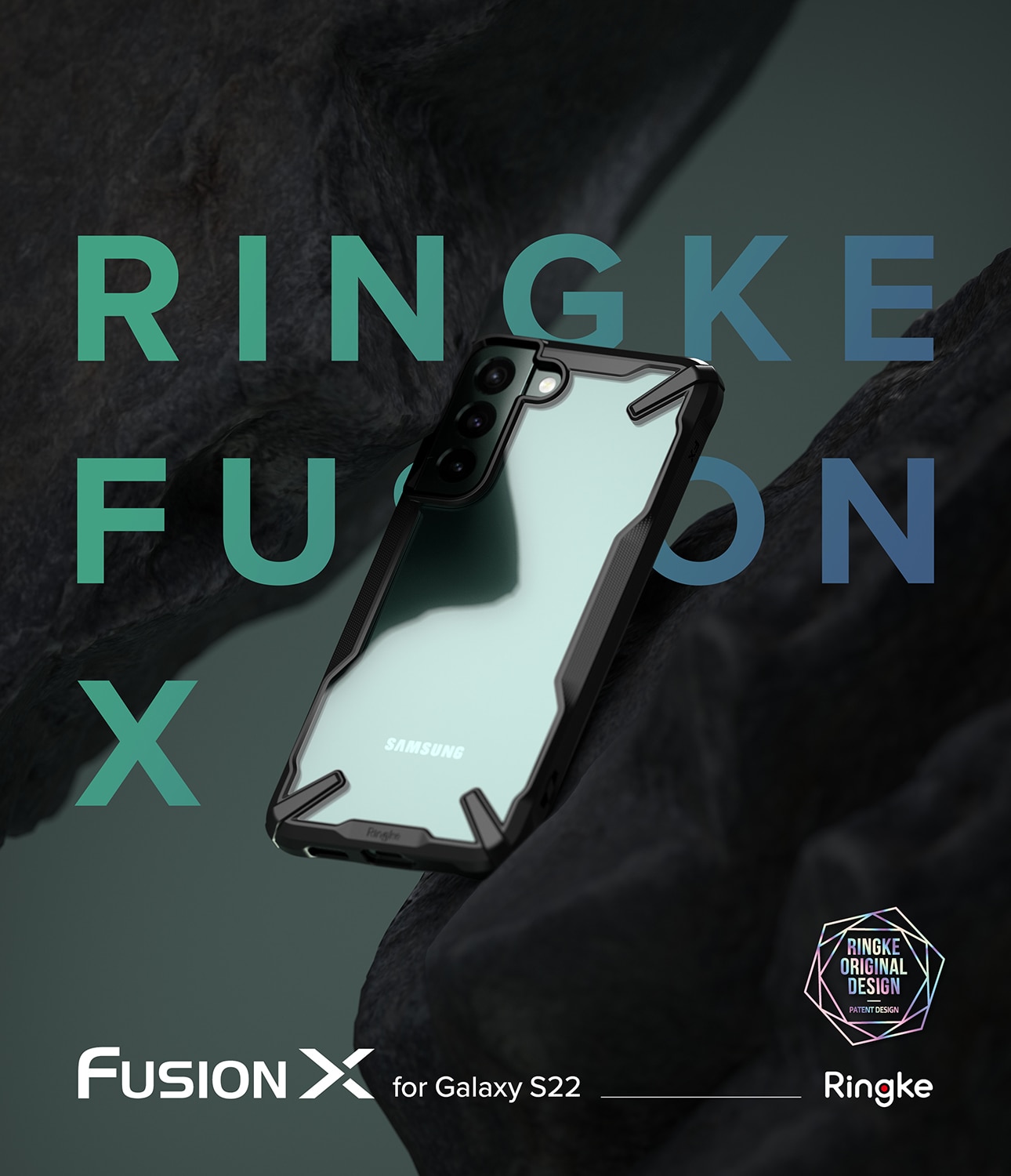 Samsung Galaxy S22 Fusion X Case Black