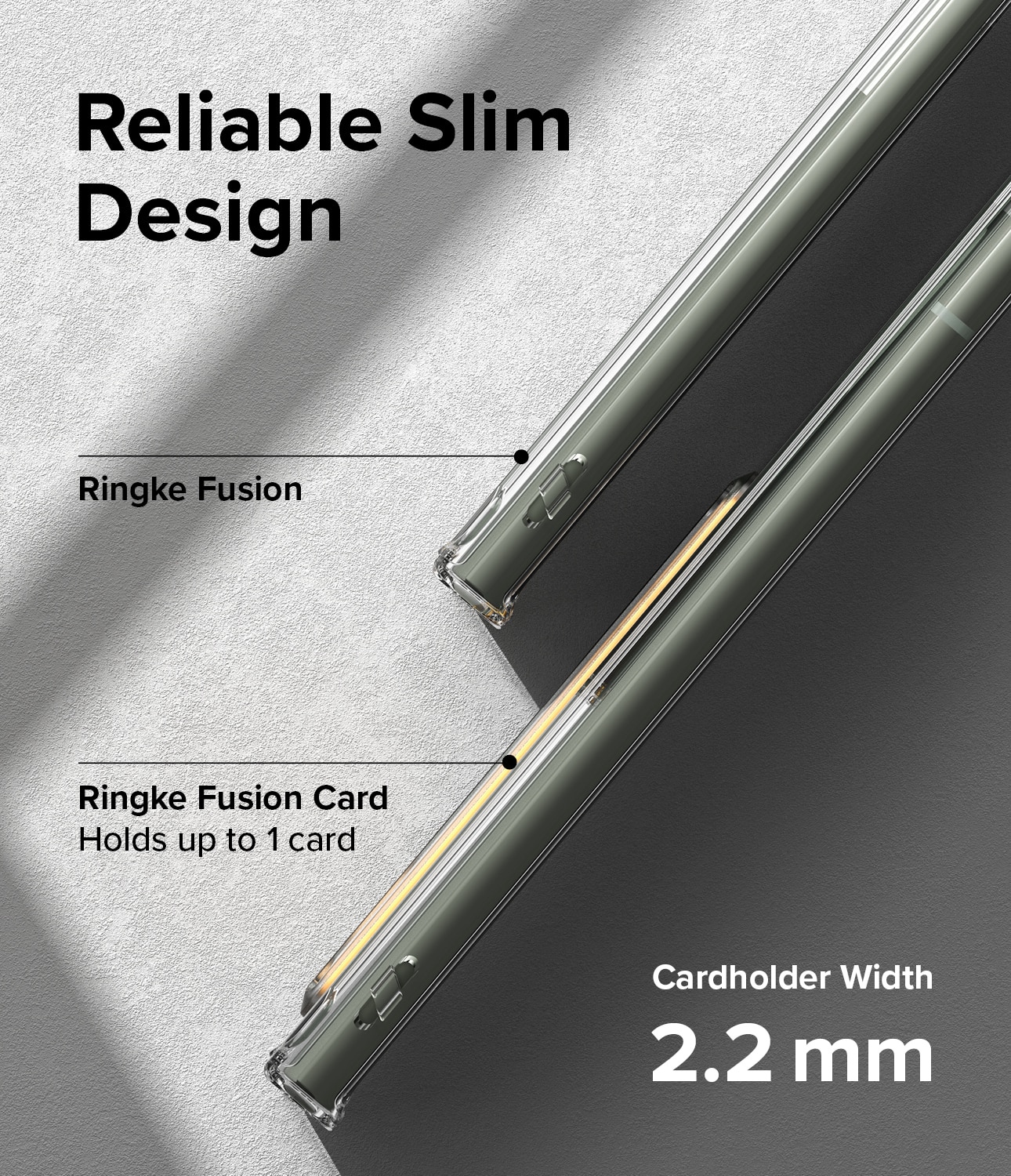 Samsung Galaxy S23 Ultra Fusion Card Case Transparent