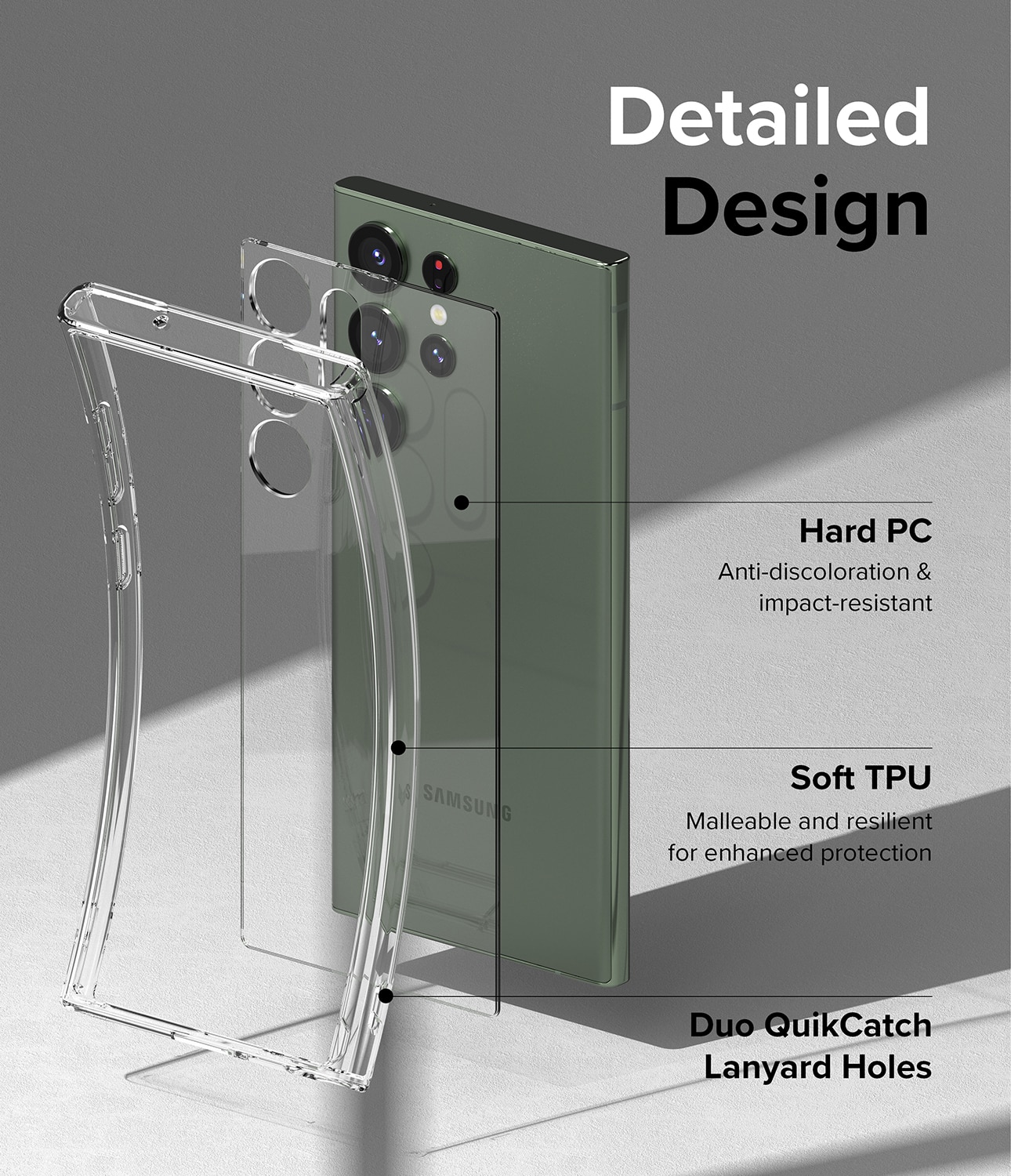 Samsung Galaxy S23 Ultra Fusion Case Clear