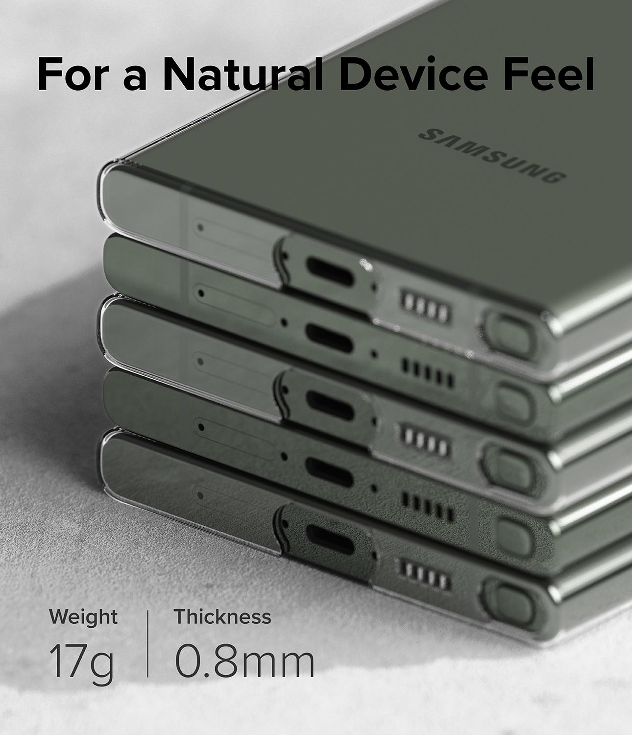 Samsung Galaxy S23 Ultra Slim Case Clear
