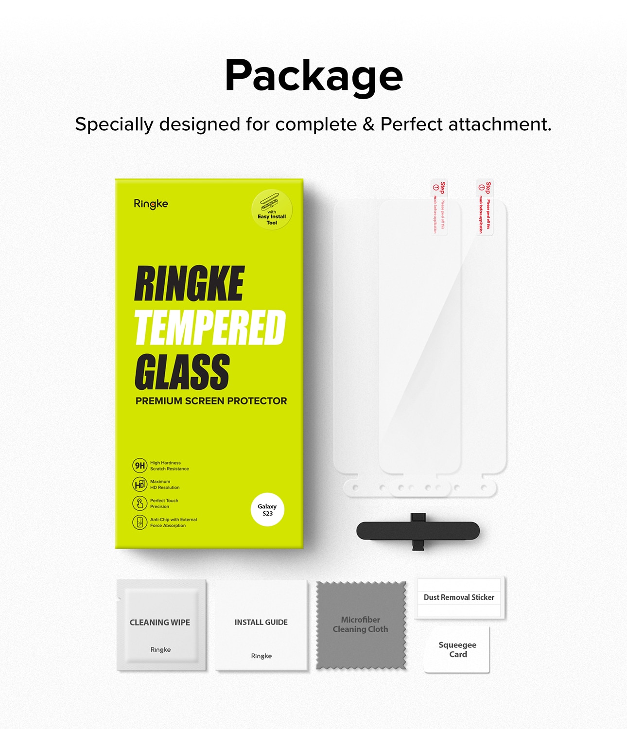 Samsung Galaxy S23 Screen Protector Glass (2-pack)