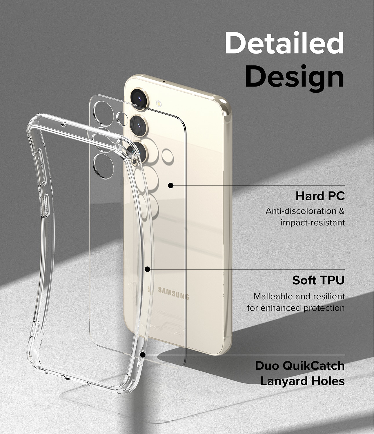 Samsung Galaxy S23 Fusion Case Clear