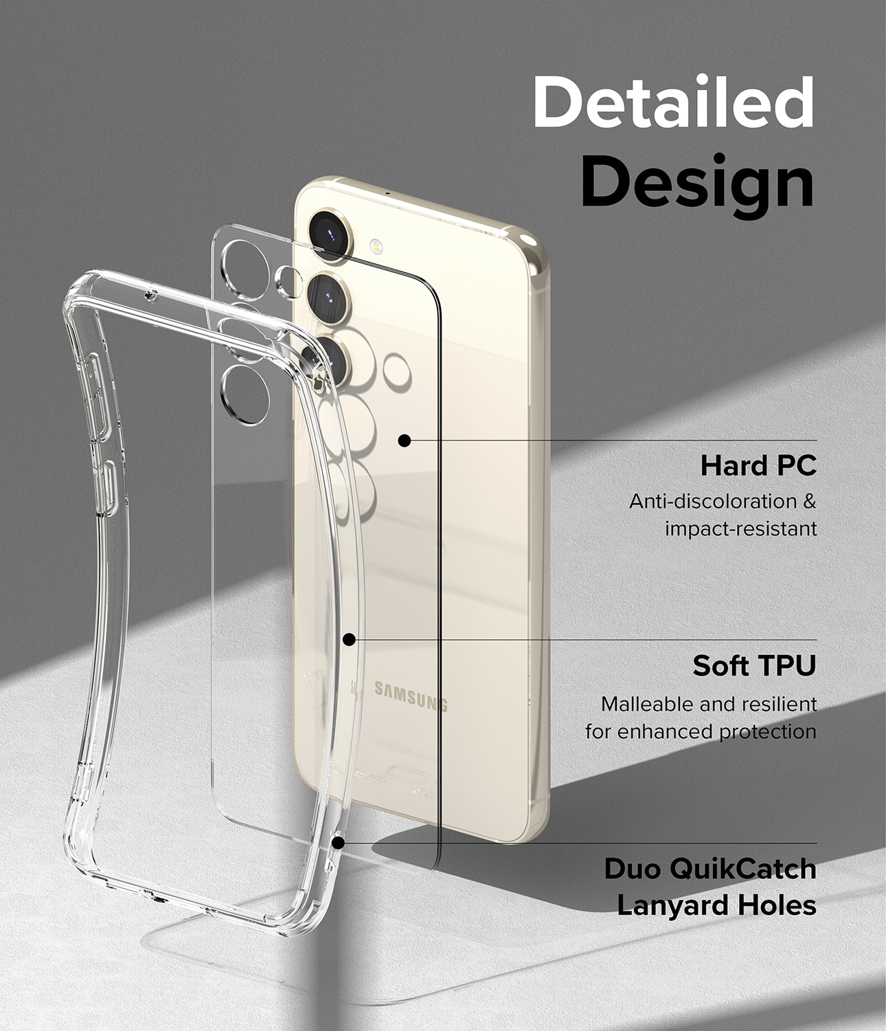 Samsung Galaxy S23 Plus Fusion Case Clear