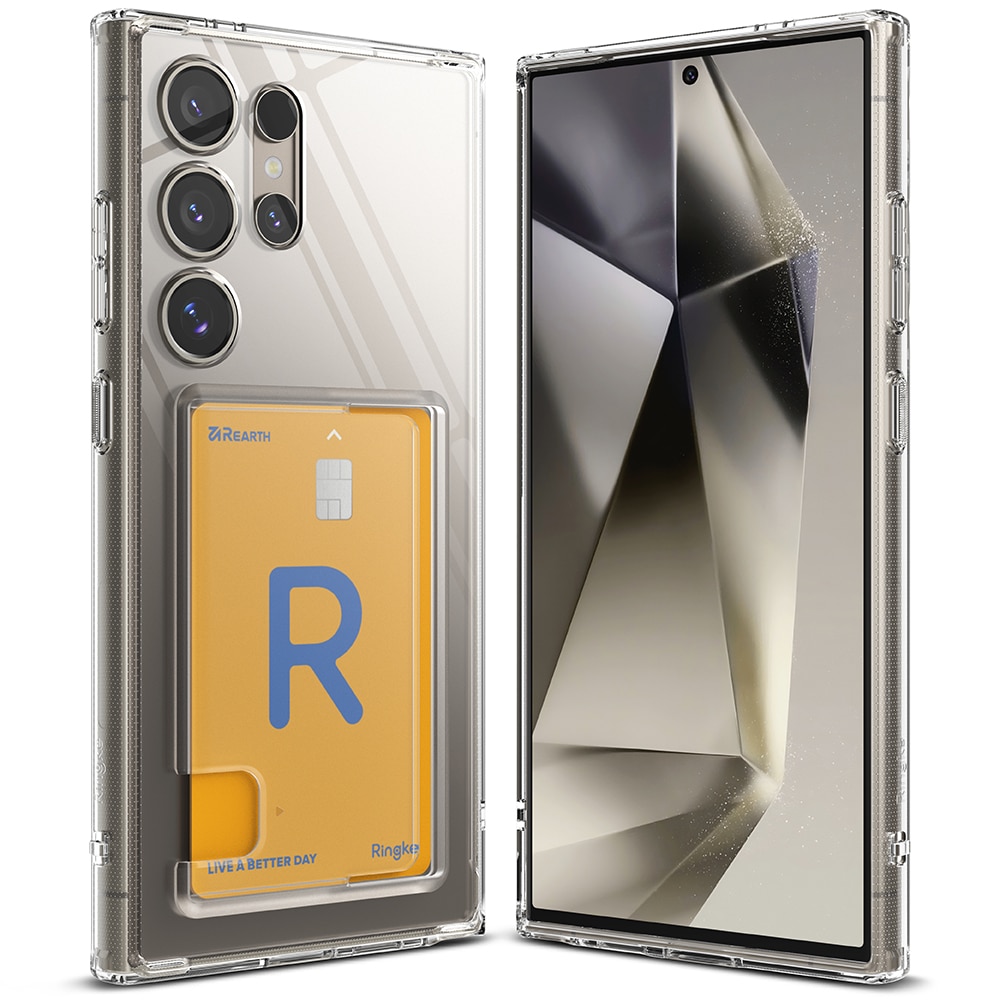 Samsung Galaxy S24 Ultra Fusion Card Case Transparent