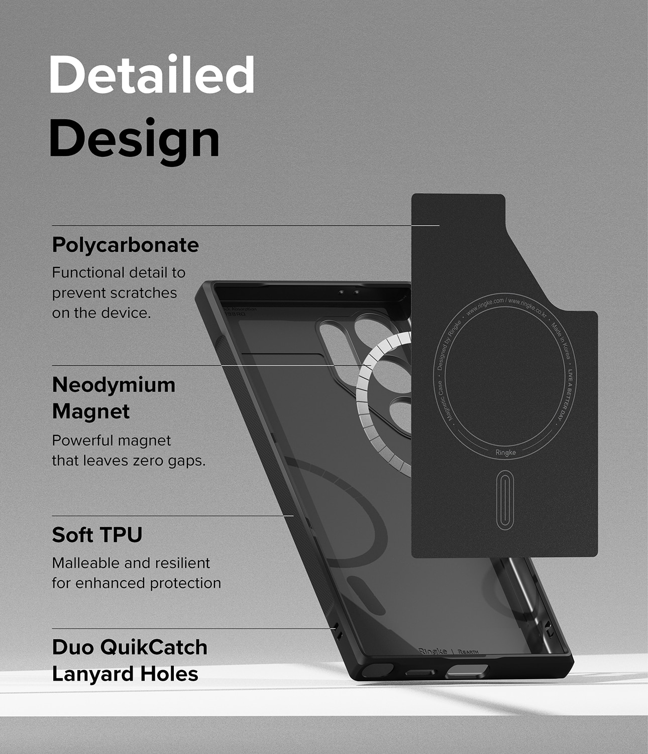 Samsung Galaxy S24 Ultra Onyx Magnetic Case Black