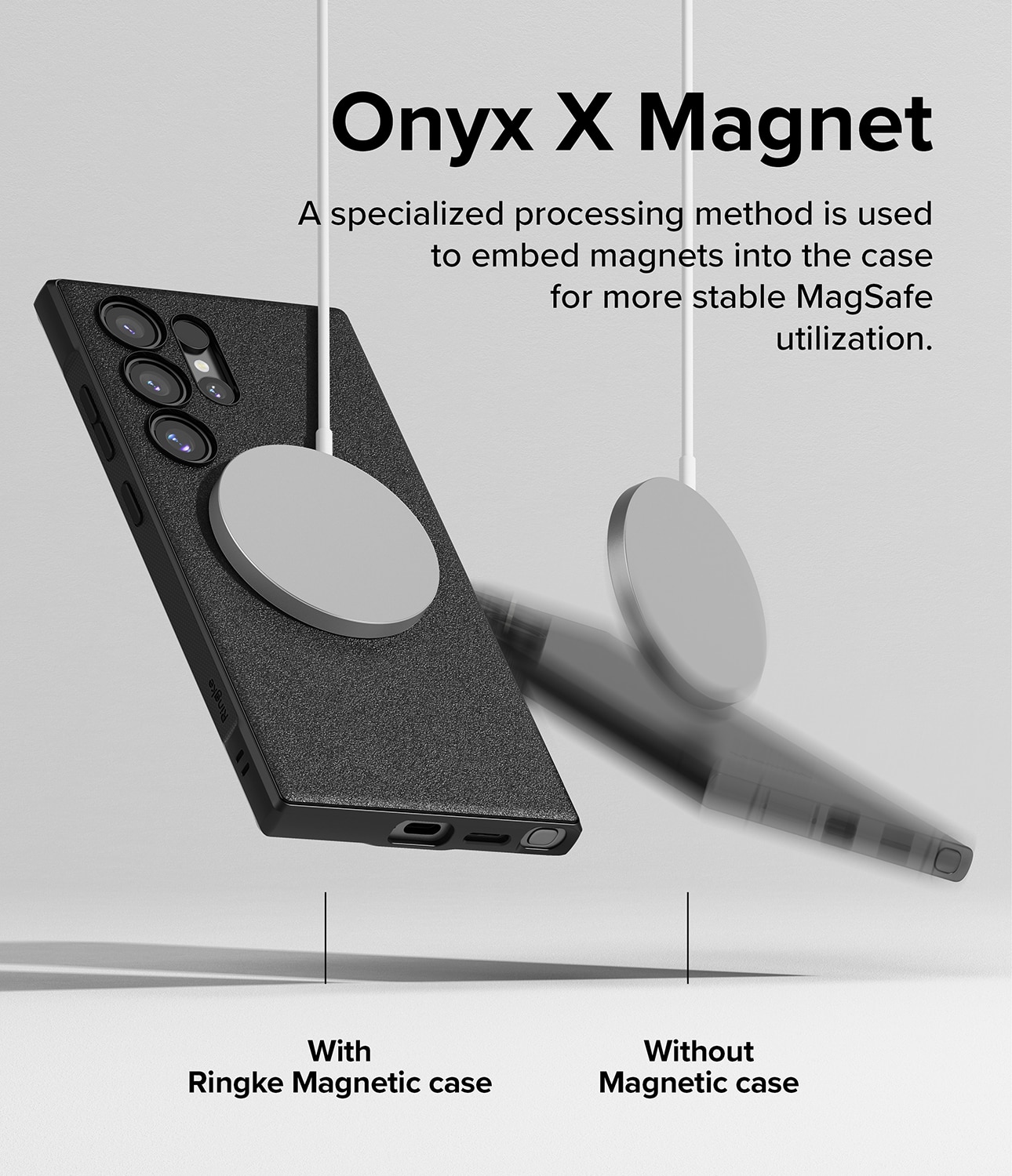 Samsung Galaxy S24 Ultra Onyx Magnetic Case Black