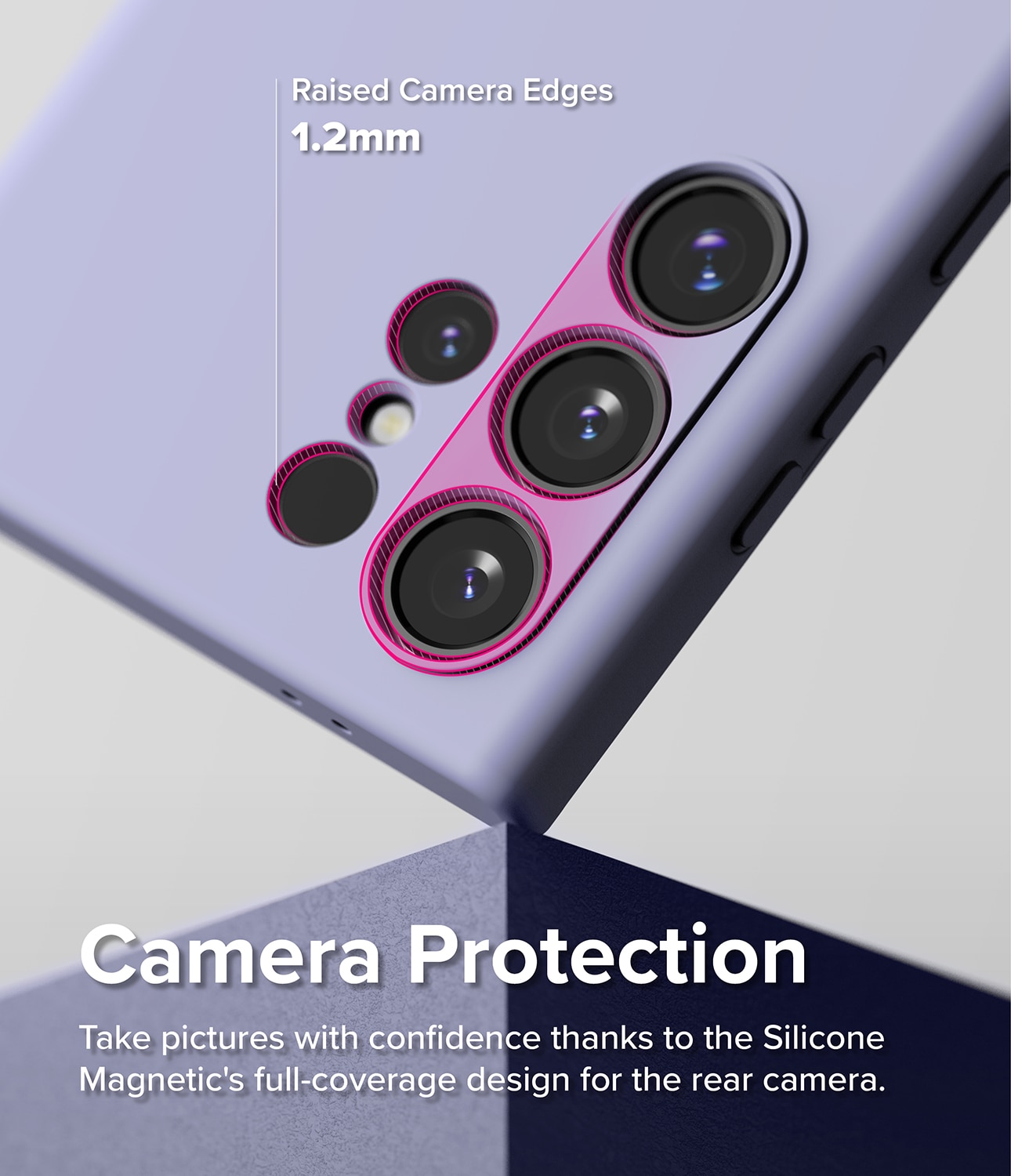 Samsung Galaxy S24 Ultra Silicone Magnetic Case Lavender