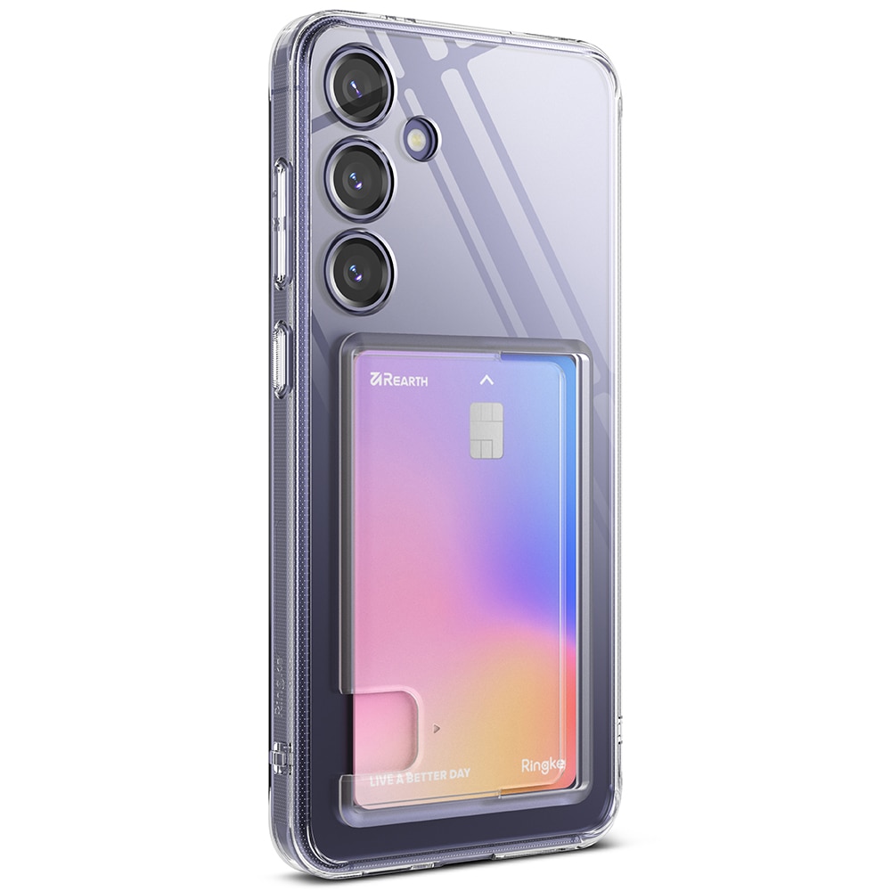 Samsung Galaxy S24 Plus Fusion Card Case Transparent