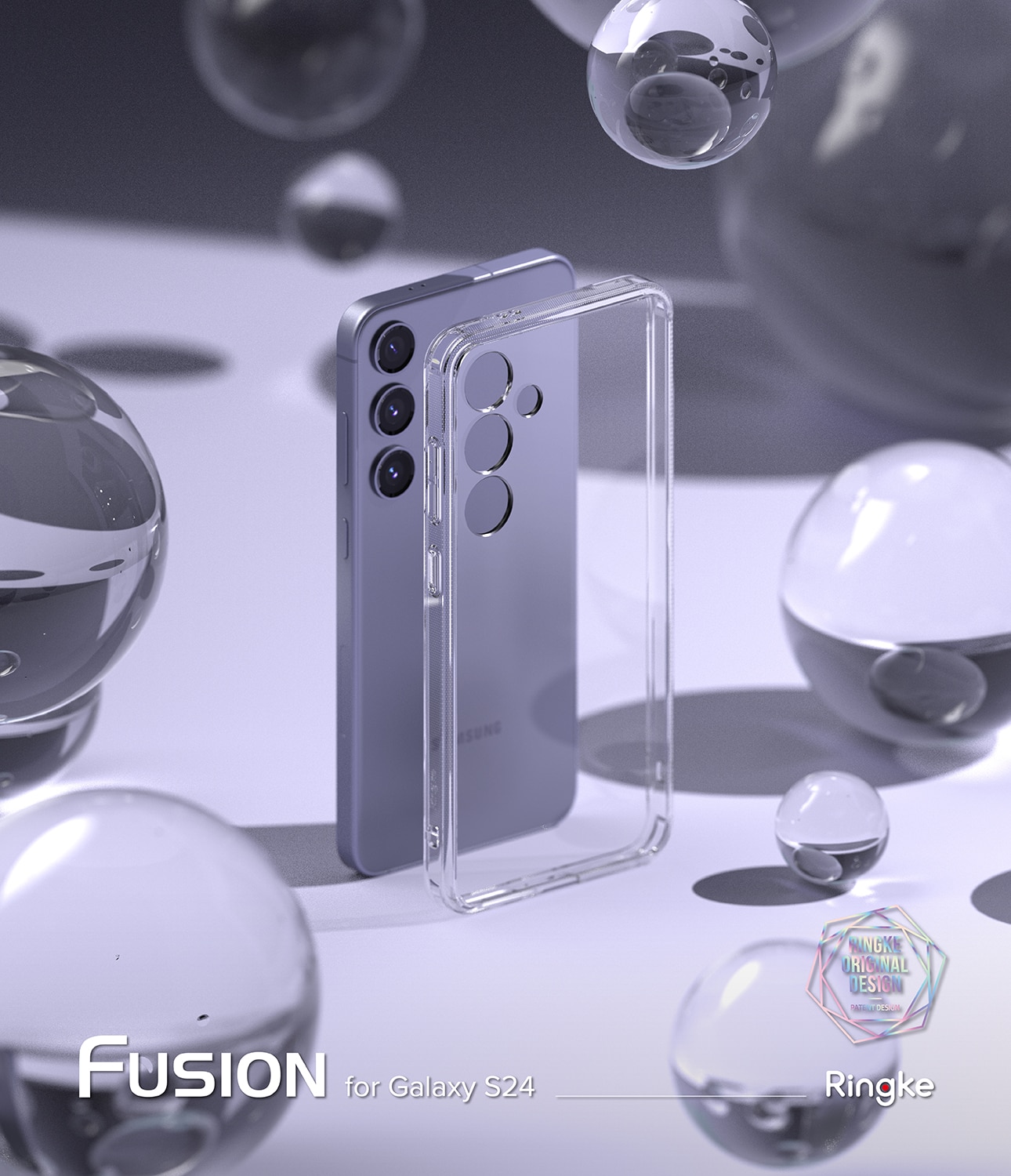 Samsung Galaxy S24 Fusion Case Clear