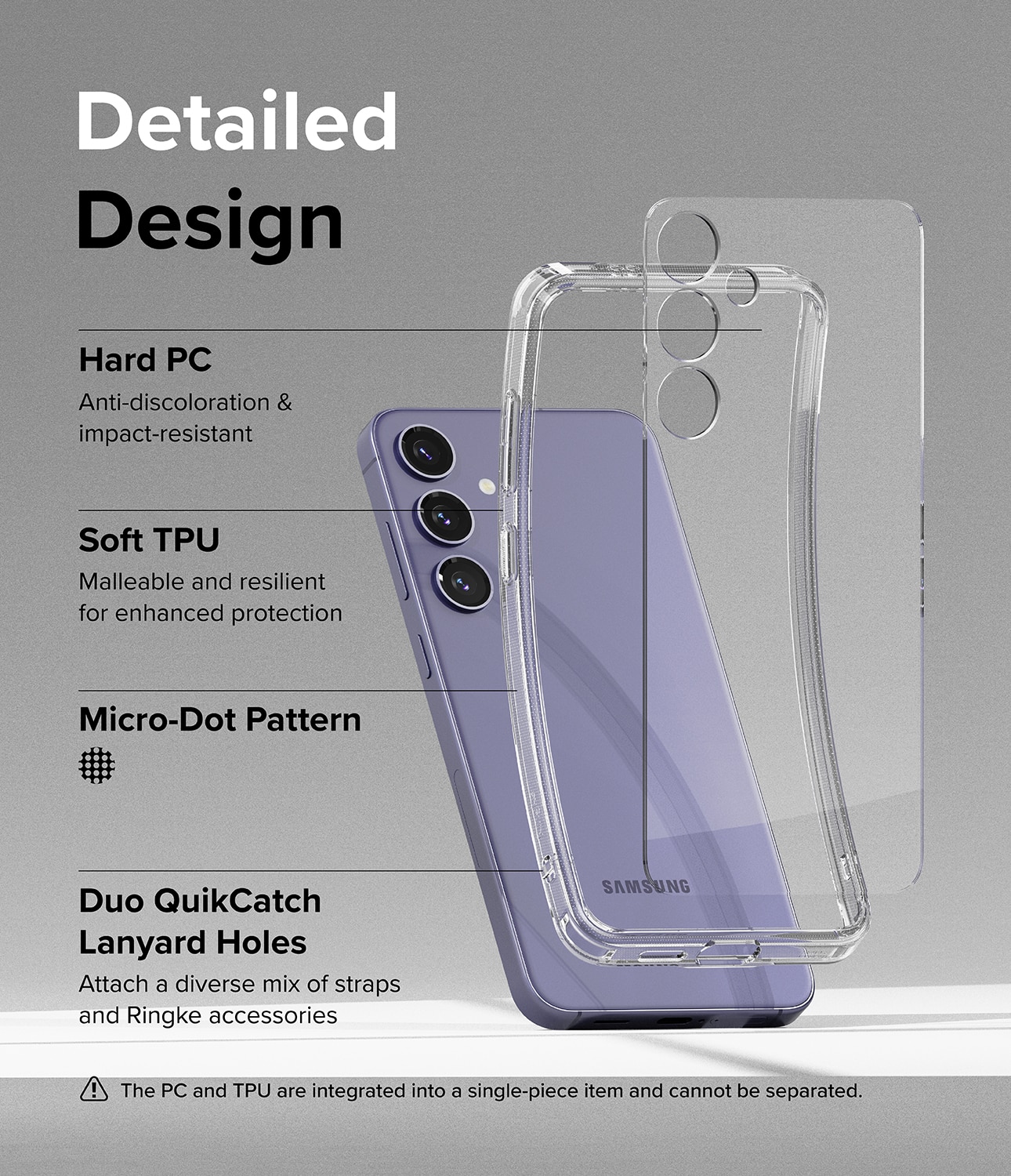 Samsung Galaxy S24 Fusion Case Clear