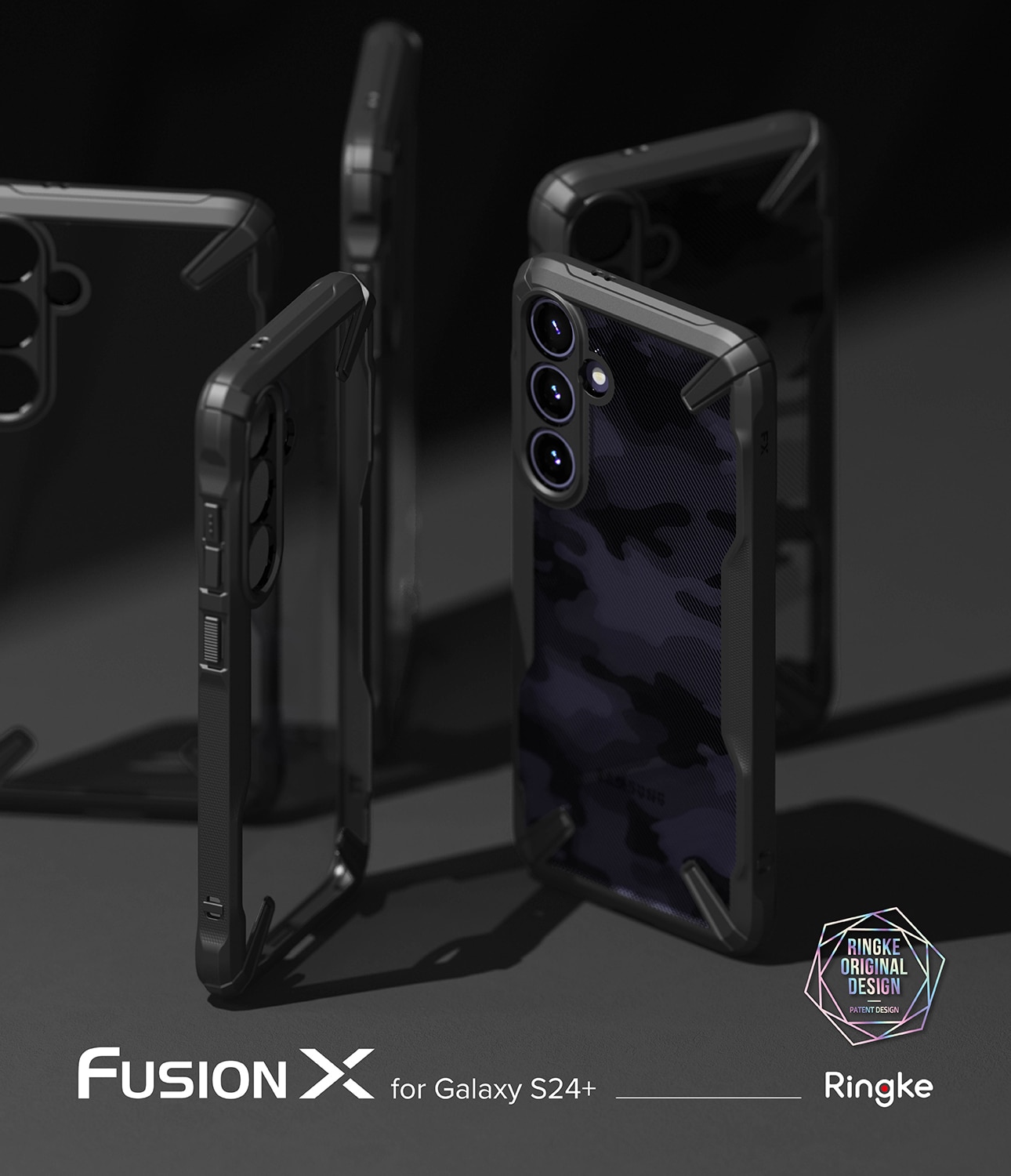 Samsung Galaxy S24 Plus Fusion X Case Black