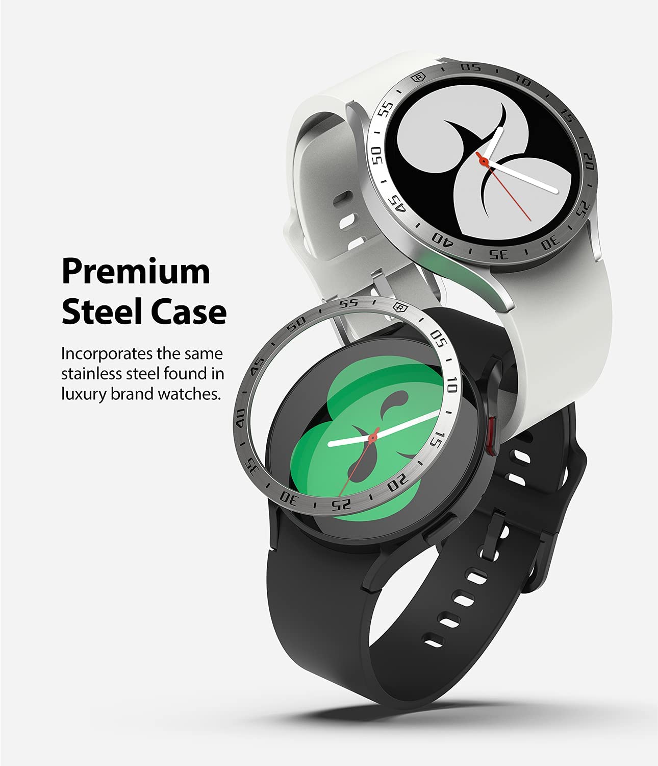 Samsung Galaxy Watch 4 40mm Bezel Styling Silver