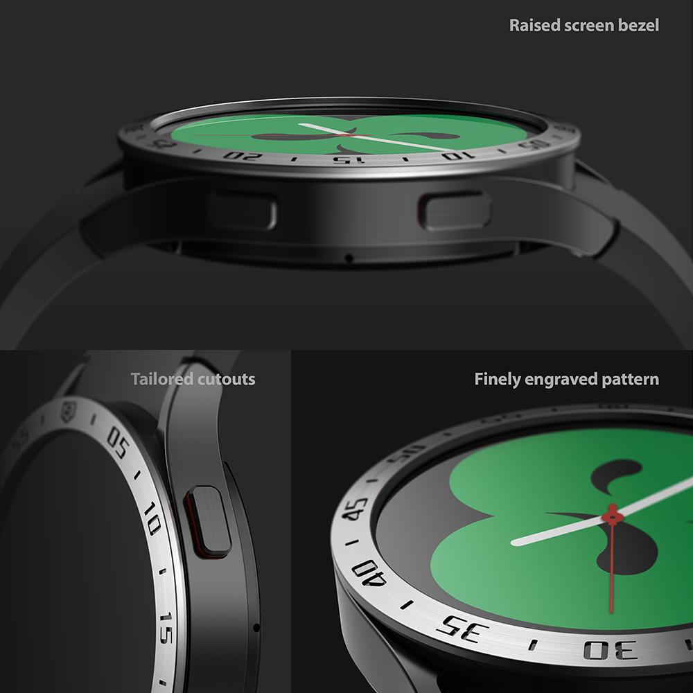 Samsung Galaxy Watch 4 40mm Bezel Styling Silver