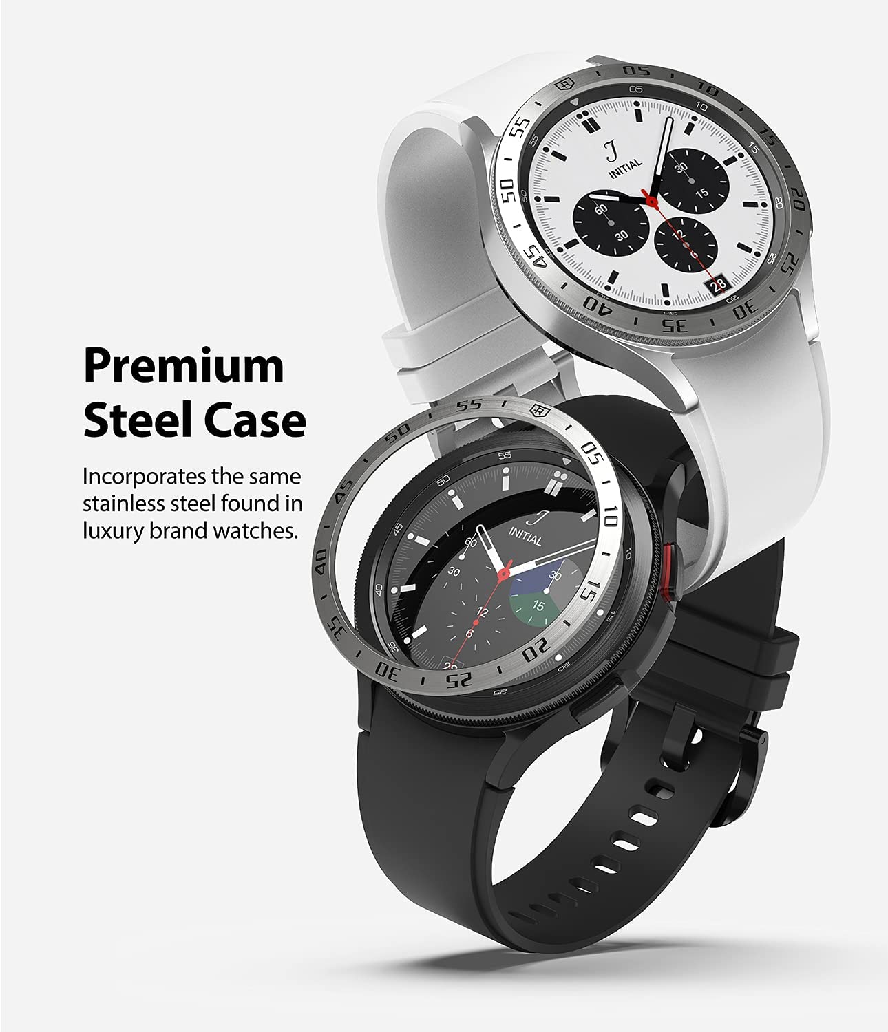 Samsung Galaxy Watch 4 Classic 42mm Bezel Styling Silver
