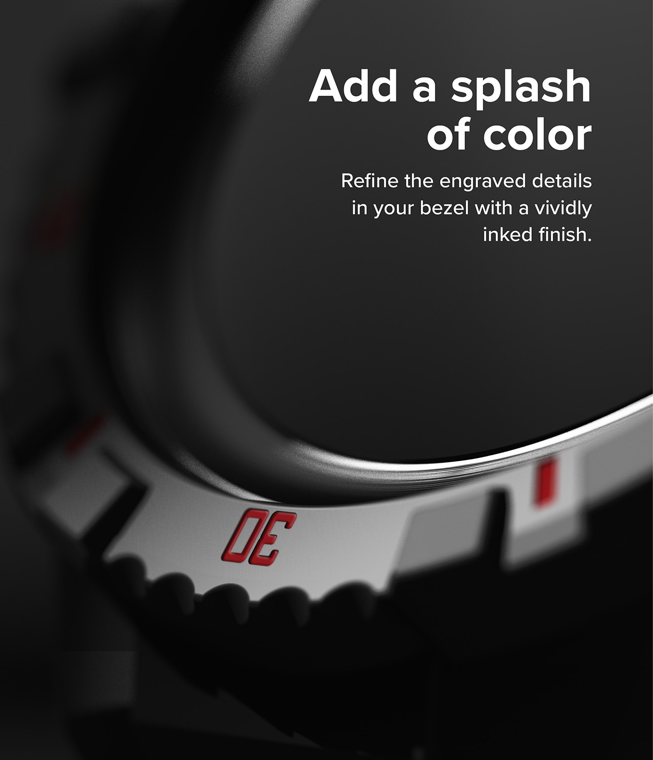 Fusion X Case Samsung Galaxy Watch 5 Pro 45mm Black (Red Index)