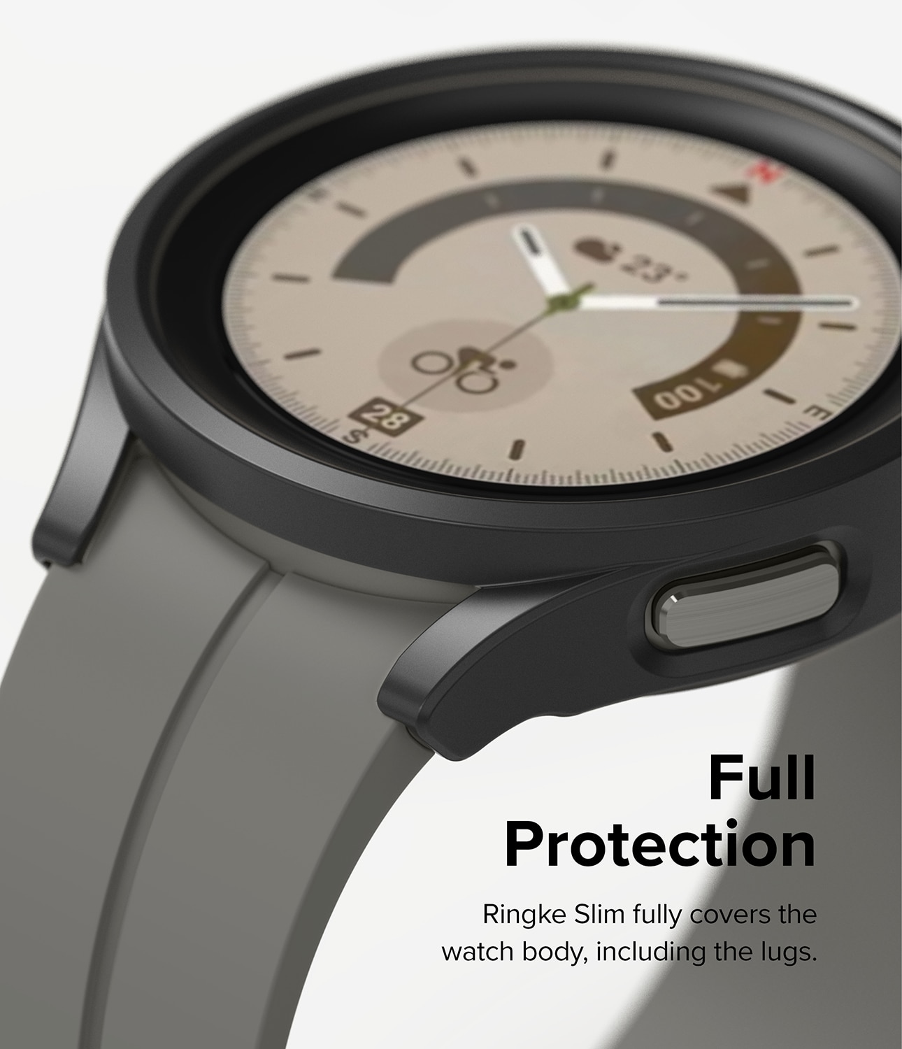 Samsung Galaxy Watch 5 Pro 45mm Slim Case Matte Black