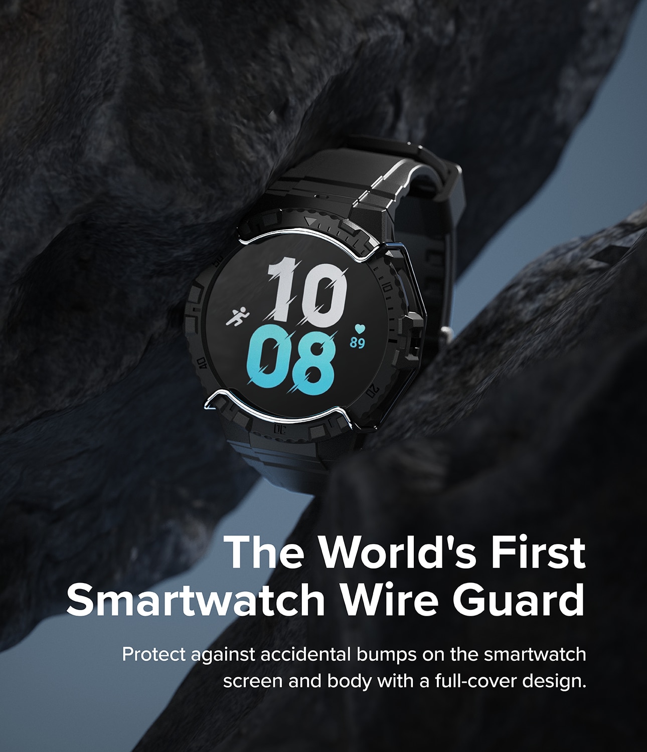 Samsung Galaxy Watch 5 44mm Fusion-X Guard Case+Band Black
