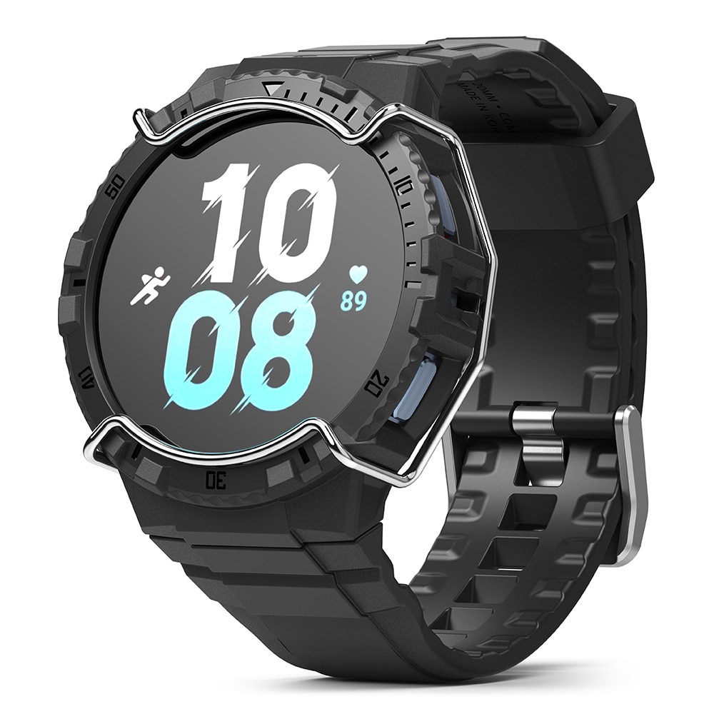 Samsung Galaxy Watch 4/5 44mm Fusion-X Guard Case+Band Black