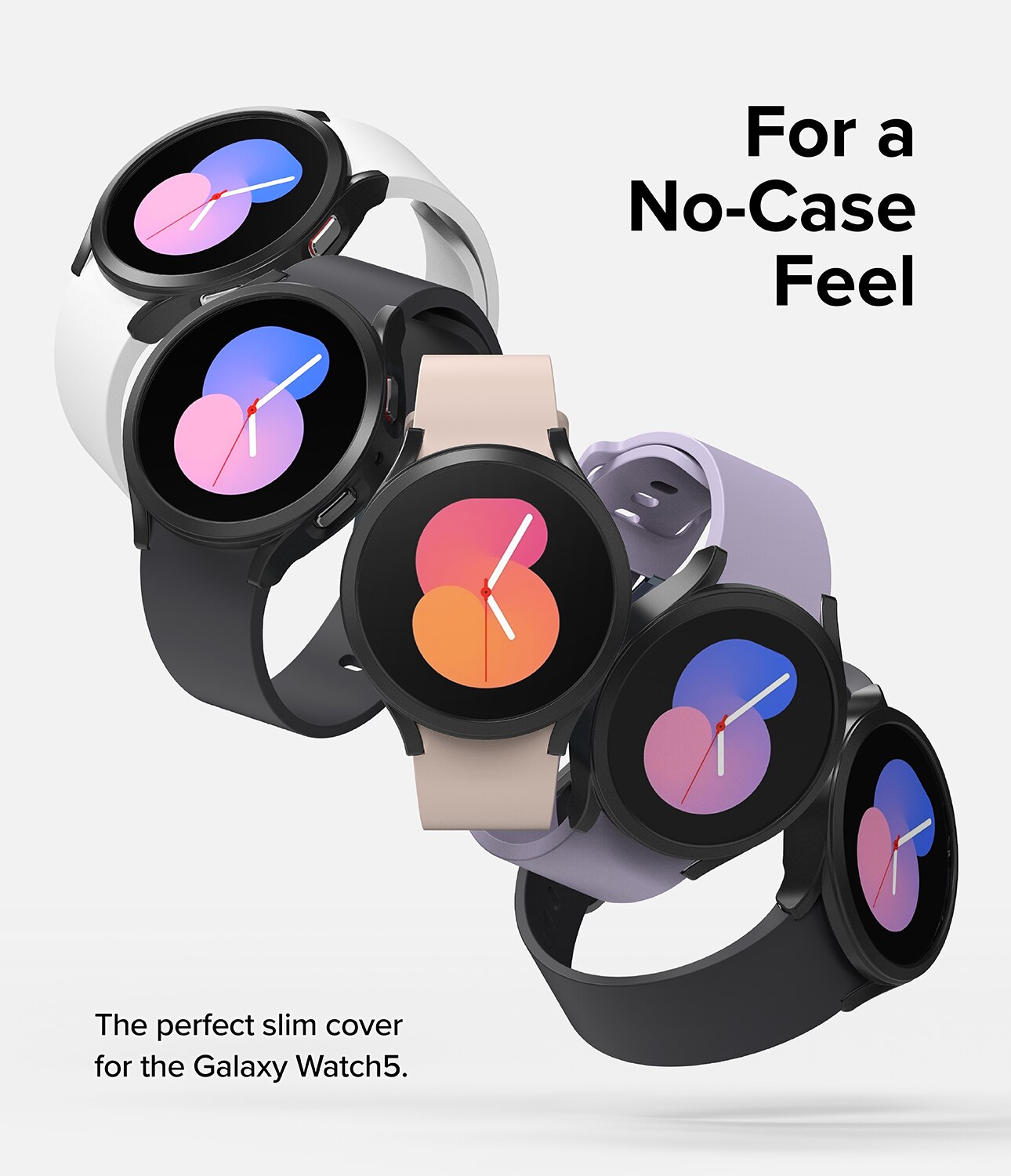 Samsung Galaxy Watch 5 44mm Slim Case Matte Black