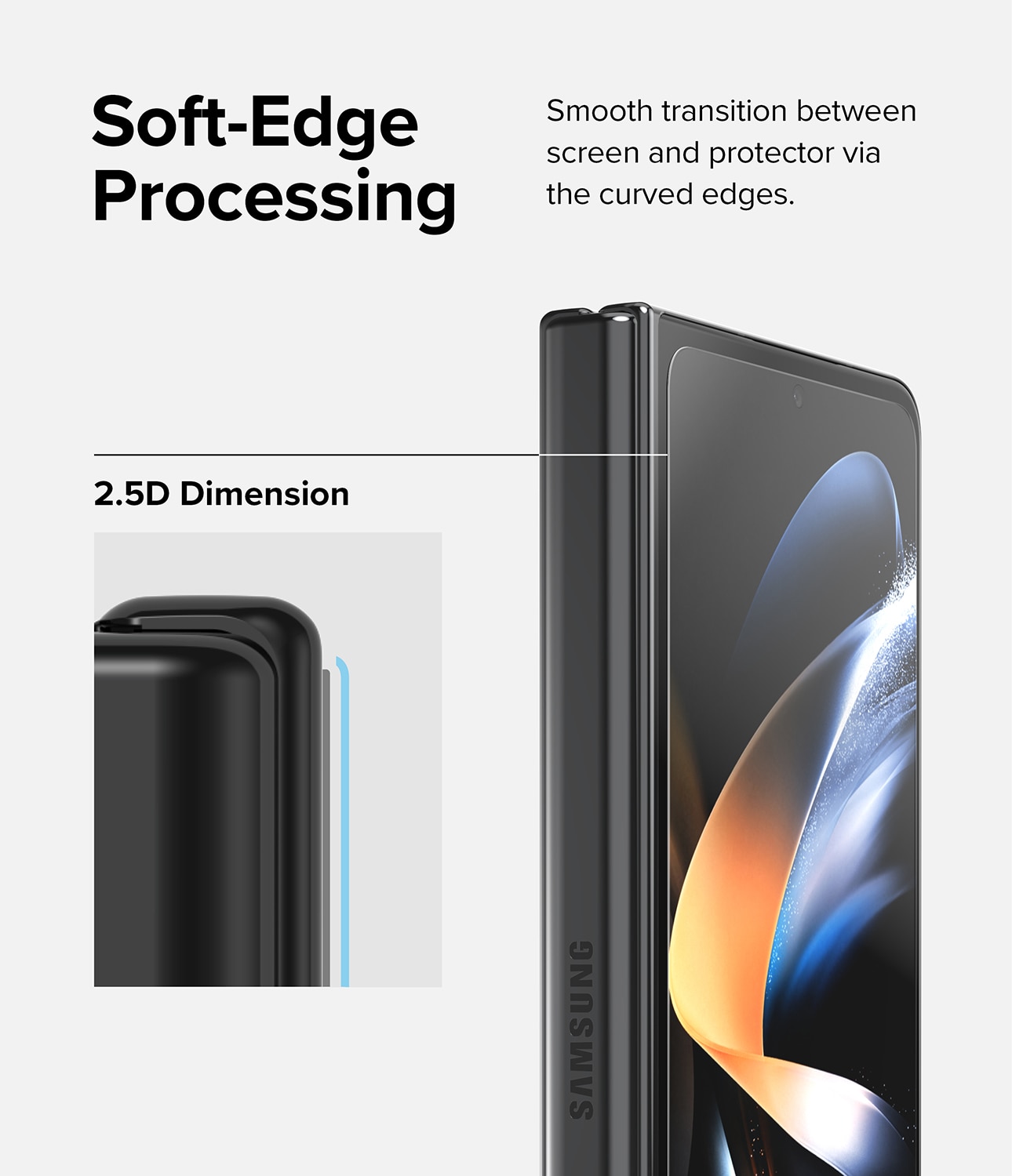 Samsung Galaxy Z Fold 4 Cover Display Tempered Glass