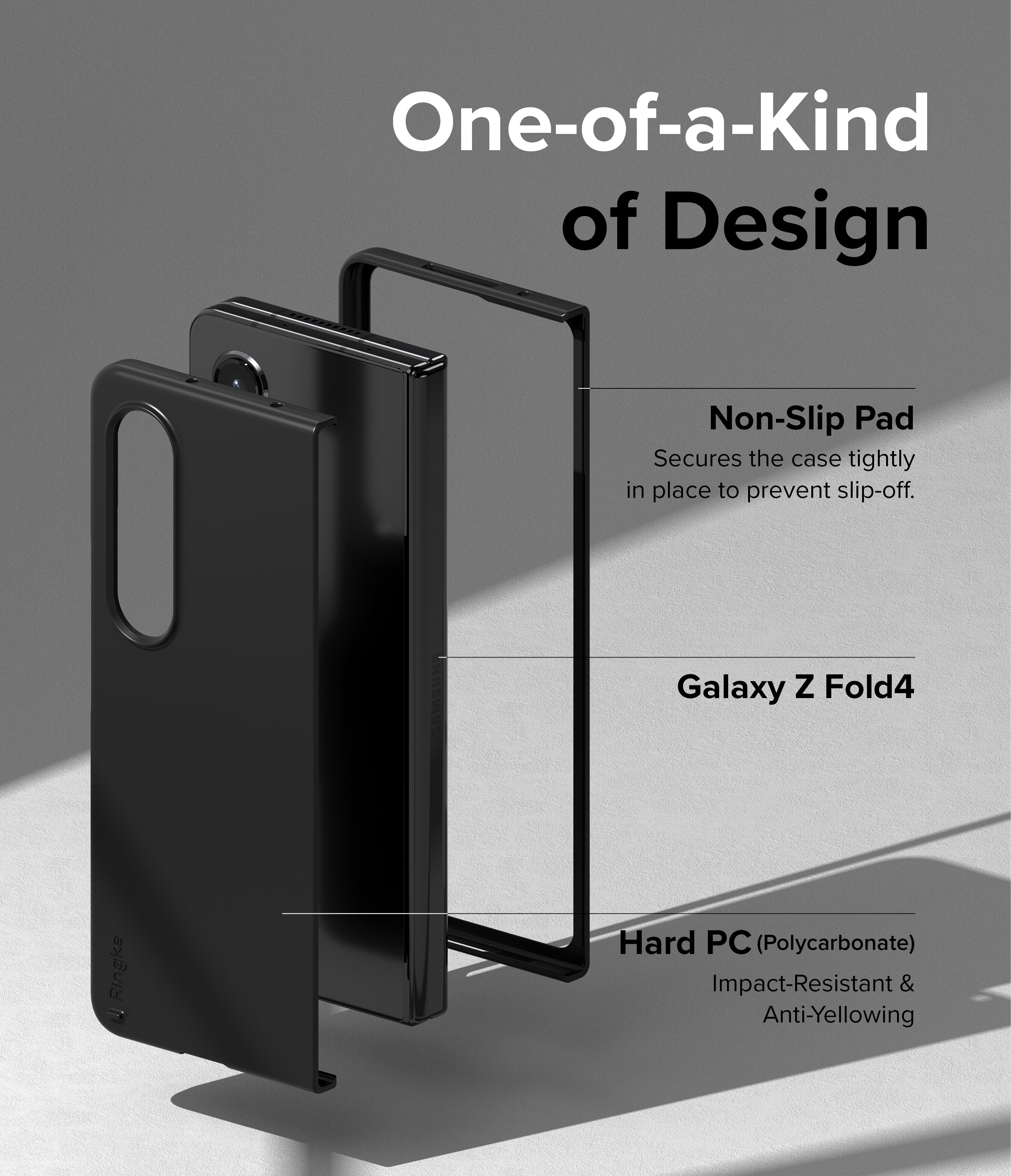 Samsung Galaxy Z Fold 4 Slim Case Black