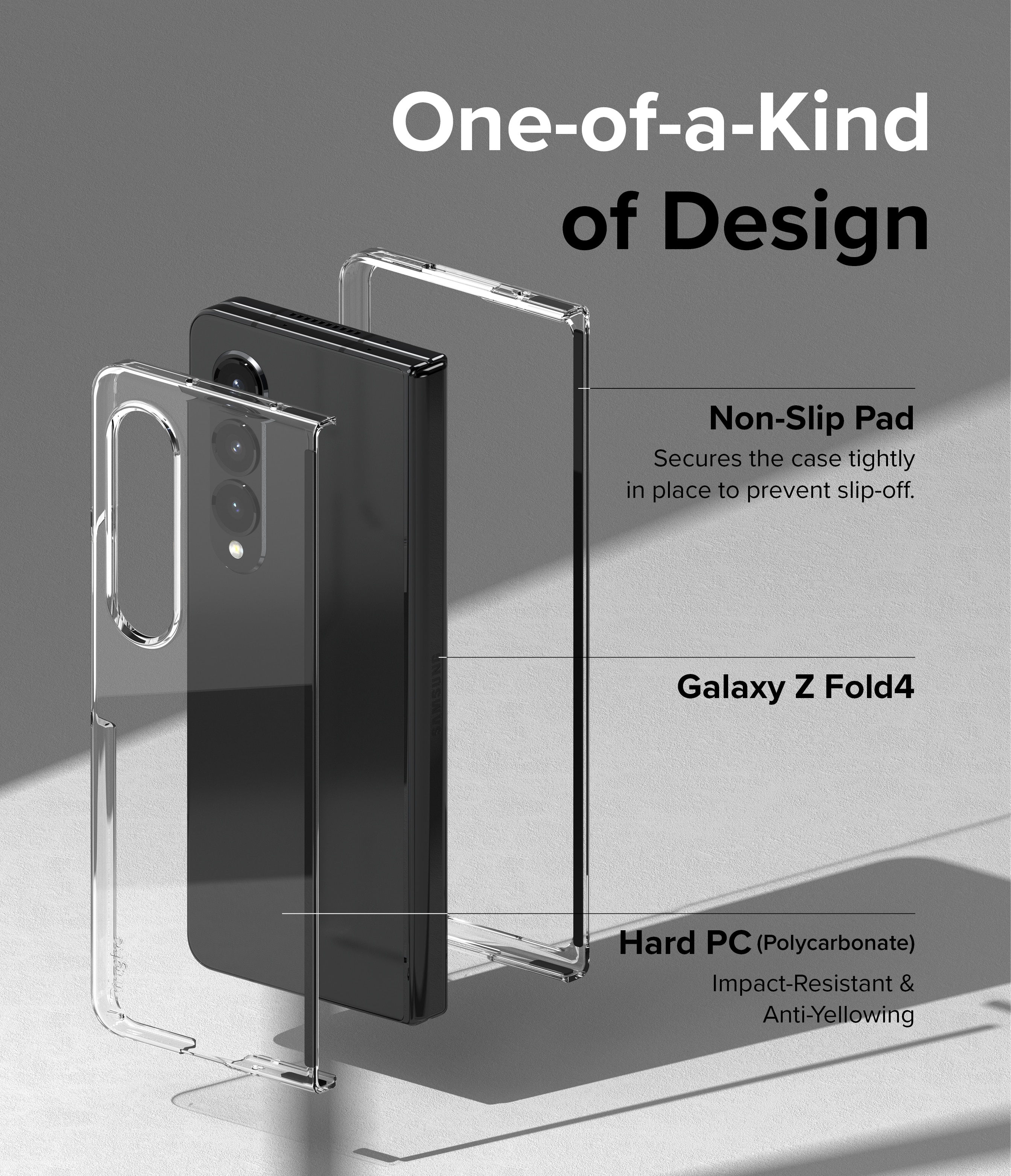 Samsung Galaxy Z Fold 4 Slim Case Clear