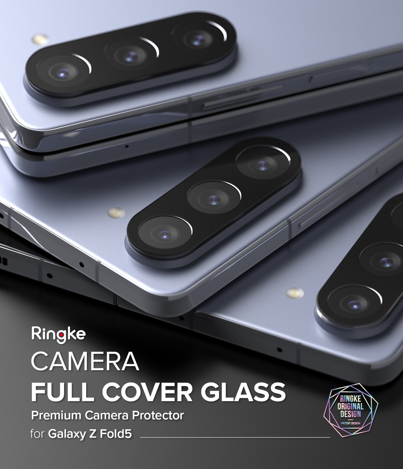 Samsung Galaxy Z Fold 5 Camera Protector Glass (2-pack) Transparent