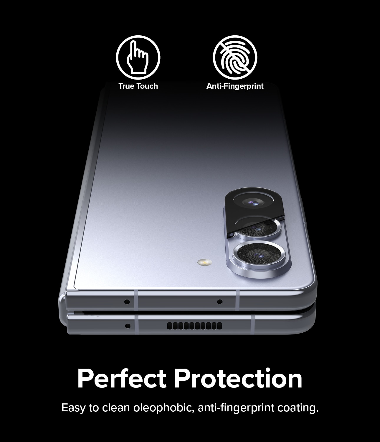 Samsung Galaxy Z Fold 5 Camera Protector Glass (2-pack) Transparent