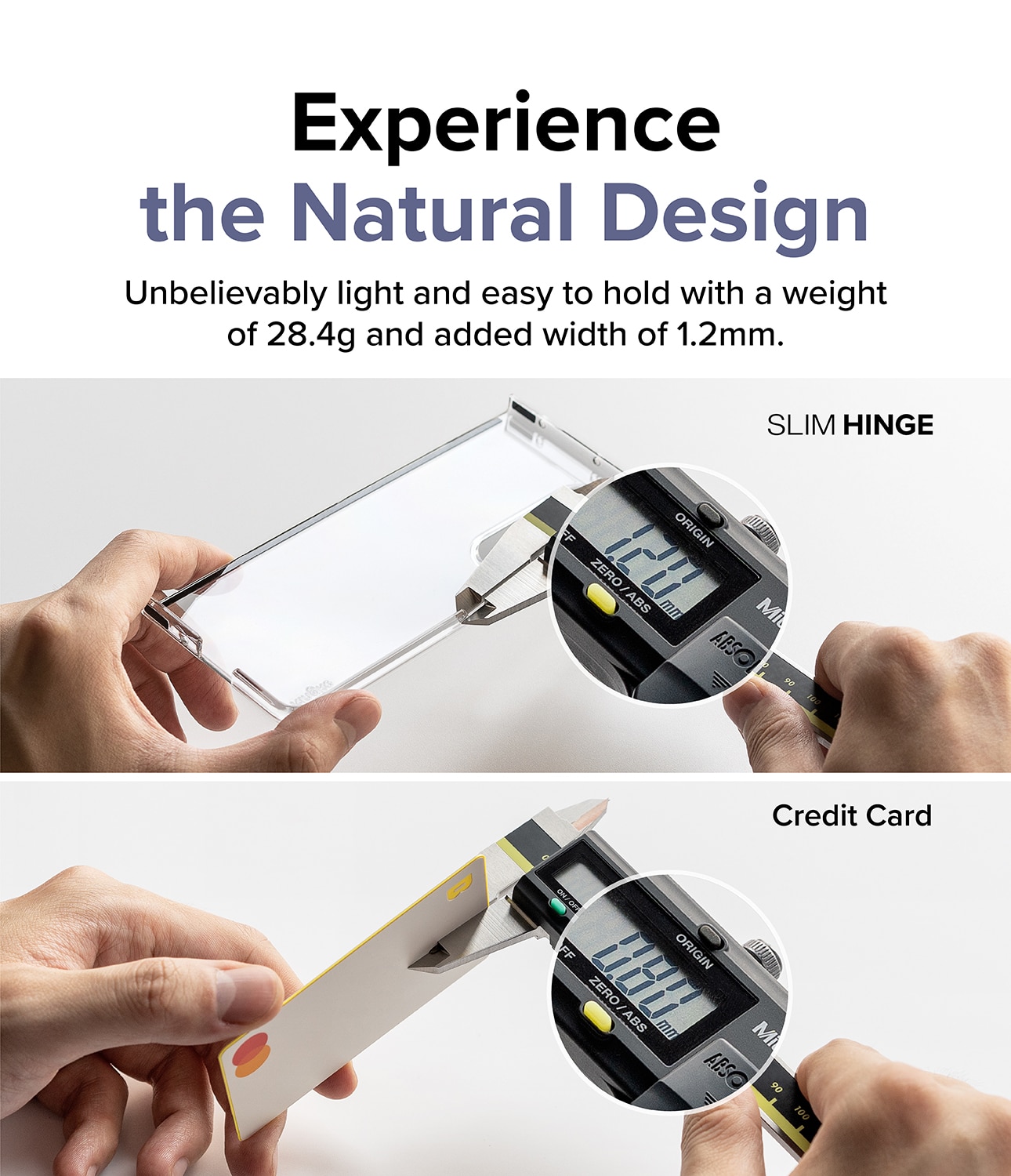 Samsung Galaxy Z Fold 5 Slim Hinge Case Clear
